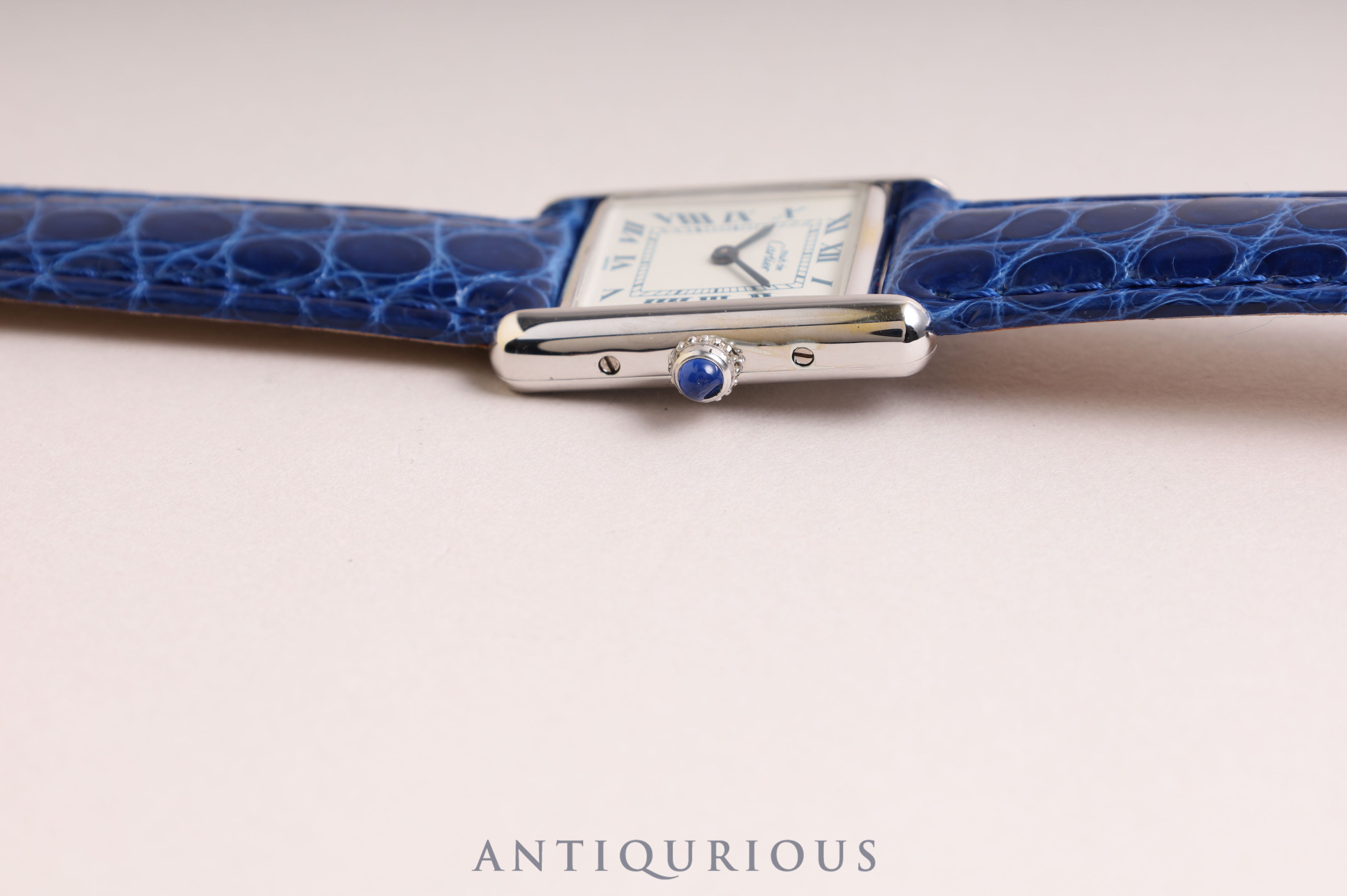 Cartier Must Tank SM QZ White Roman Dial
