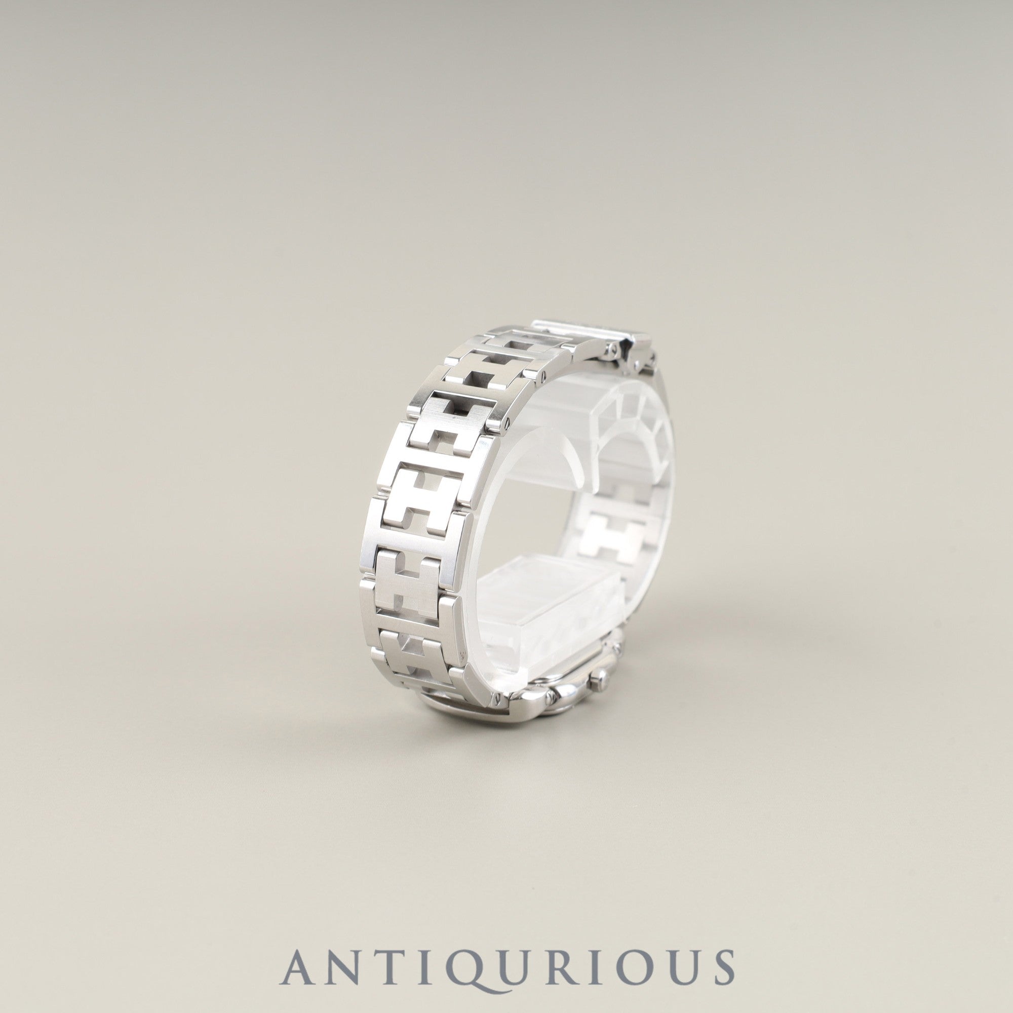 エルメス ラリー RA1.210 クォーツ Cal.976.001 SS SS グレー文字盤 オーバーホール済み