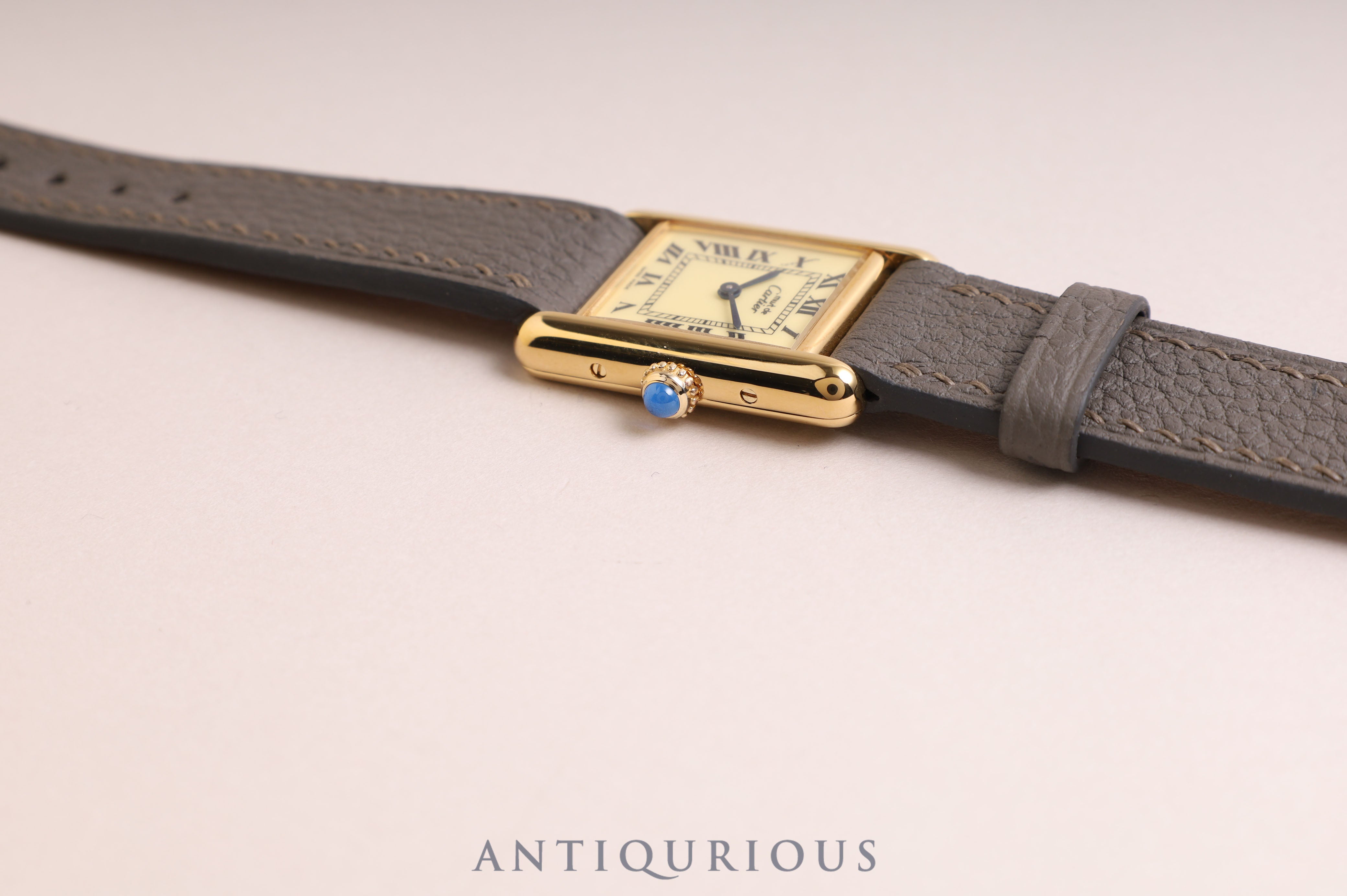 カルティエ マストタンク SM QZ アイボリーローマン文字盤 5057001 コンプリートサービス 新品仕上げ済み