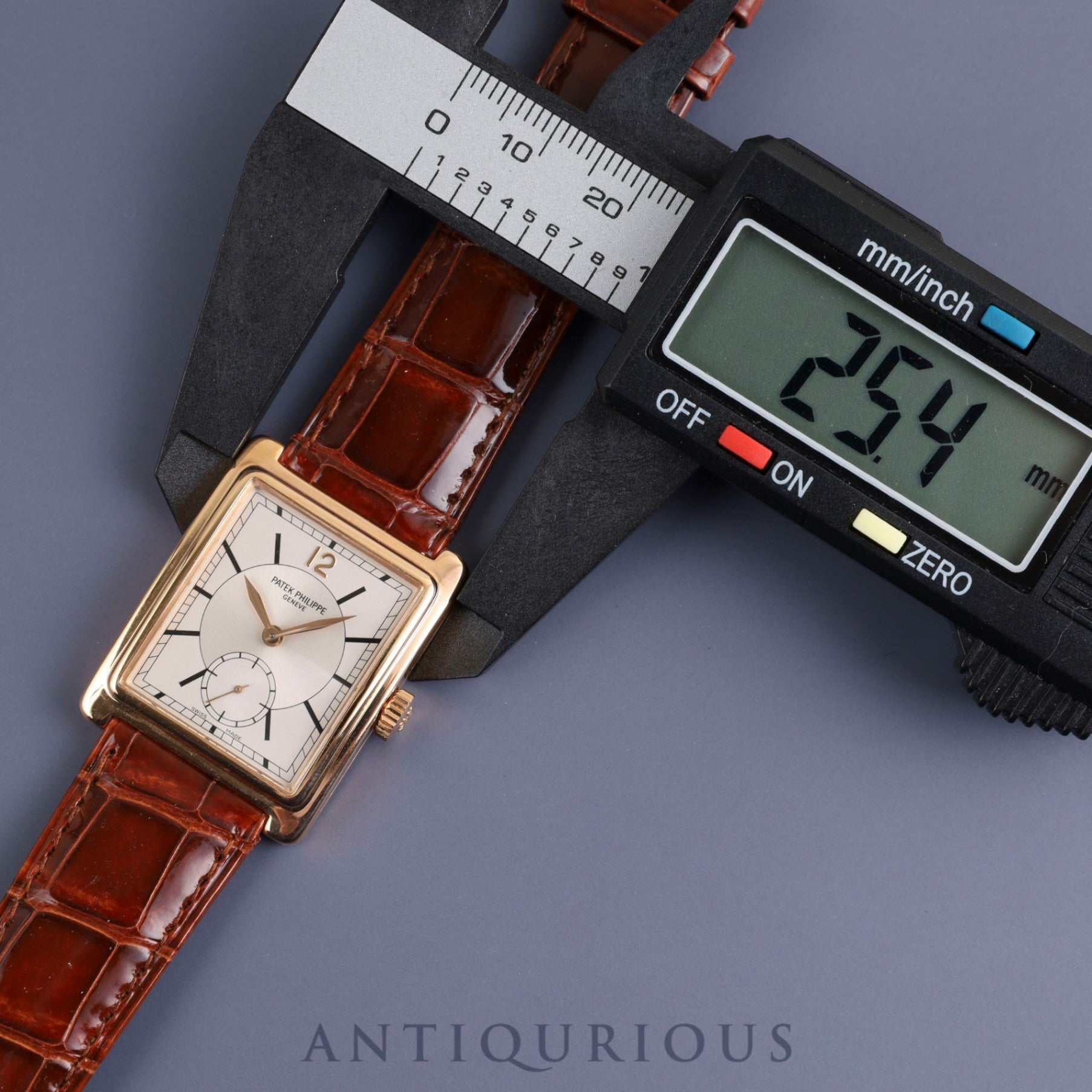 Patek Philippe Gondolo 5010R-001 Manual winding Cal.215 750 Genuine leather strap Genuine buckle (750) Silver dial Box Storage bag Overhauled