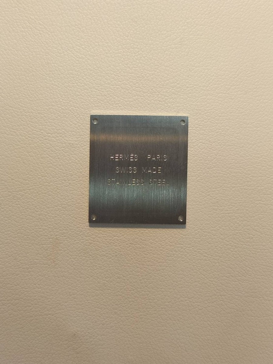 エルメス ケープコッド CC1.210 クォーツ Cal.976.001 SS 純正革ベルト 純正尾錠(SS) シルバー文字盤 箱 冊子 保証書(2006年)オーバーホール済み