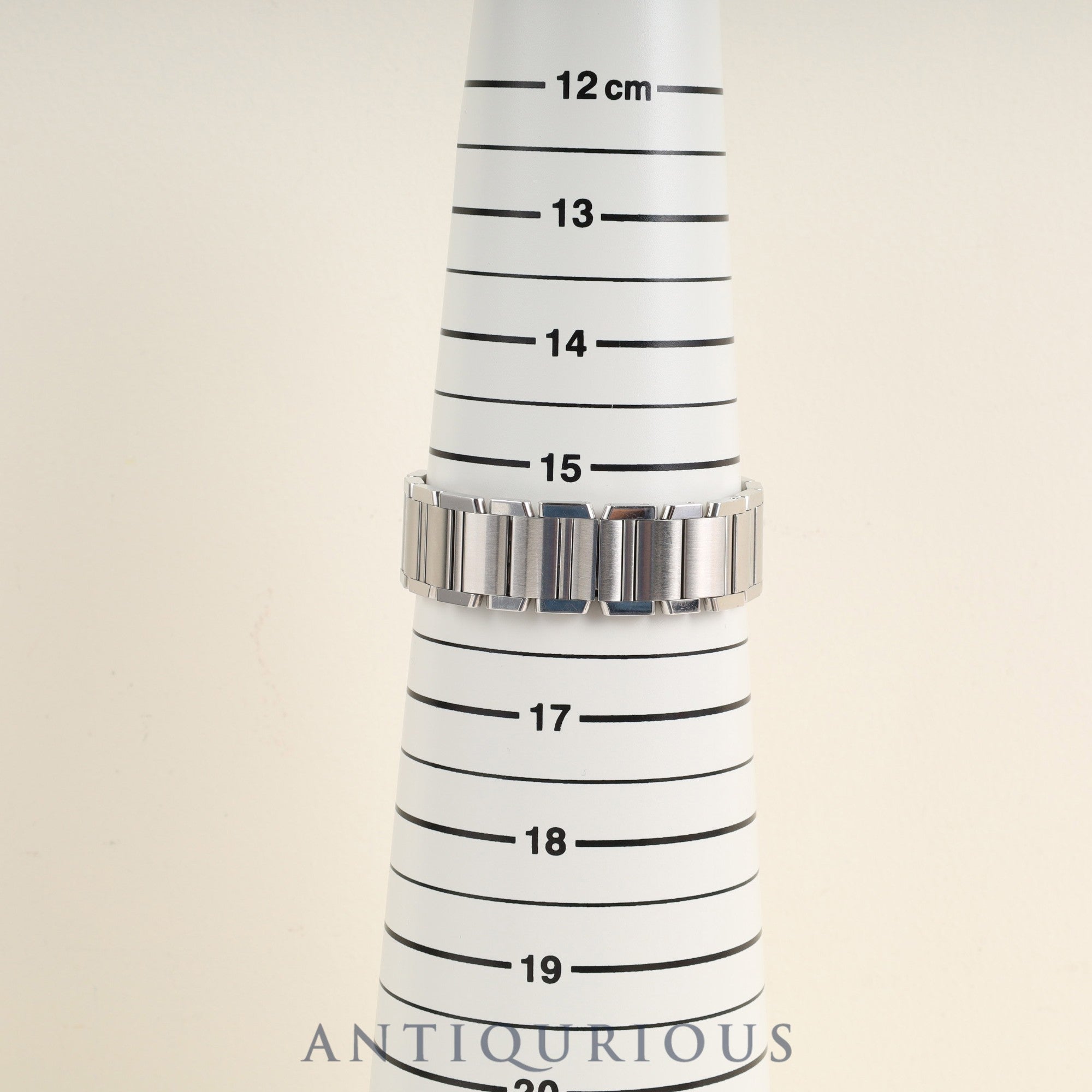 Cartier Tank Française MM W51011Q3/2465 Quartz Caliber 175N Stainless Steel White Roman Dial Box Booklet Warranty (2005) Overhauled