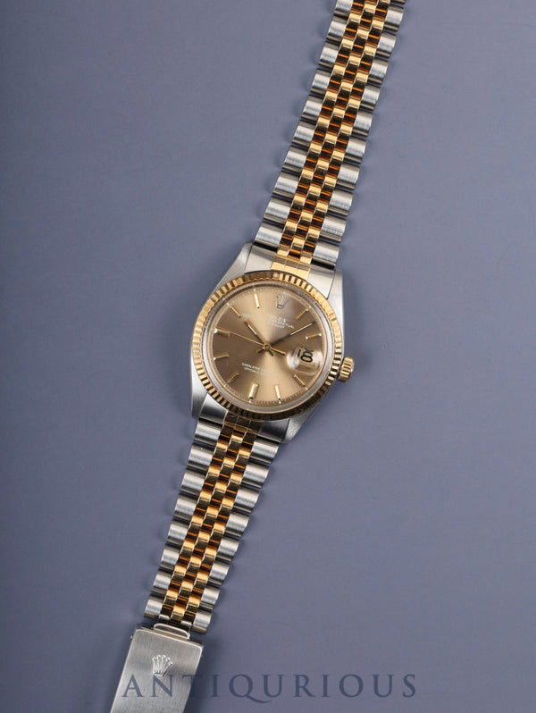 ロレックス デイトジャスト 1601/3 自動巻き Cal.1570 SS/YG SS/YG ゴーストシャンパン文字盤 30番台(1970年) オーバーホール済み