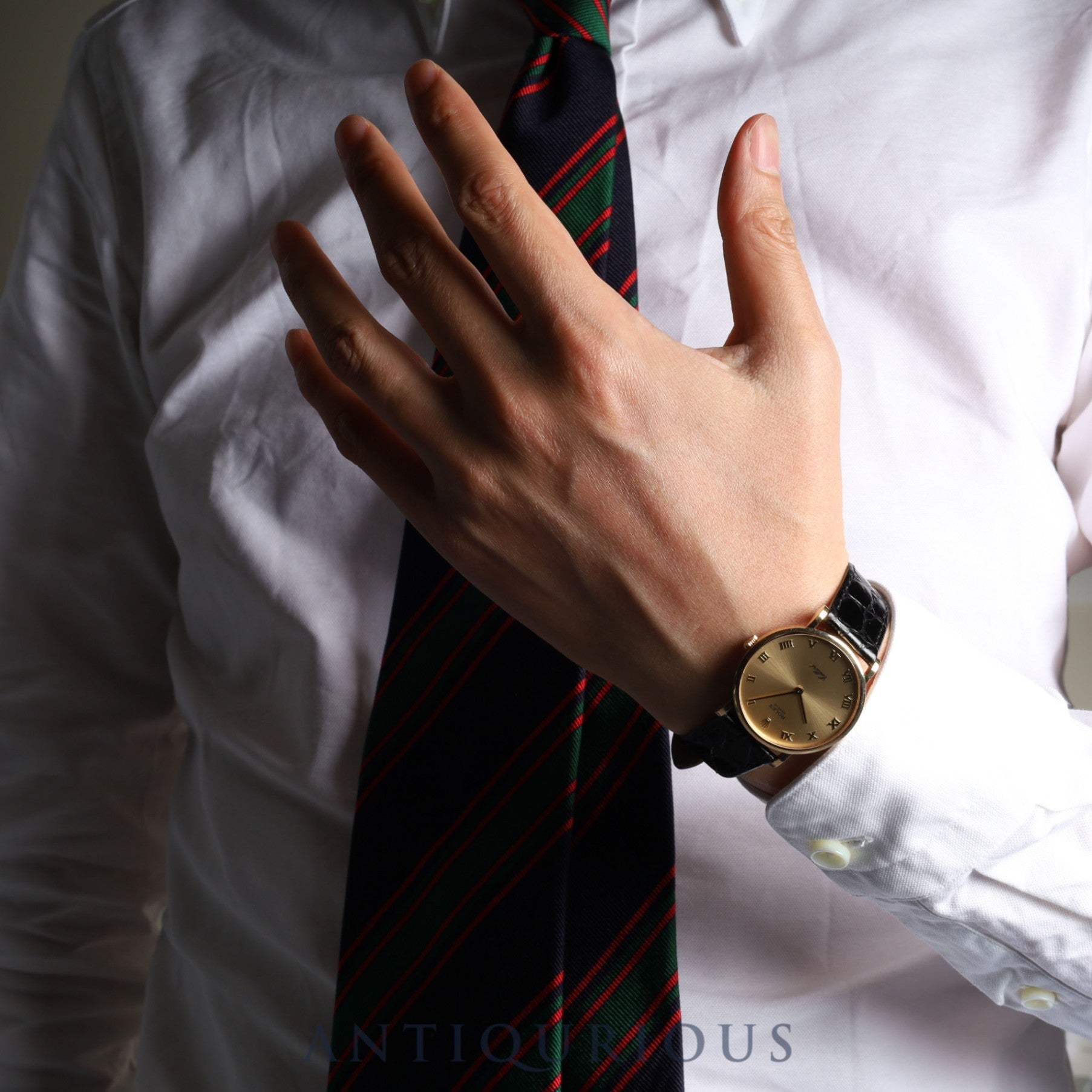 Rolex Cellini 5112 Manual winding Cal.1602 750 Leather Genuine buckle (750) Champagne dial N series (1991) Overhauled