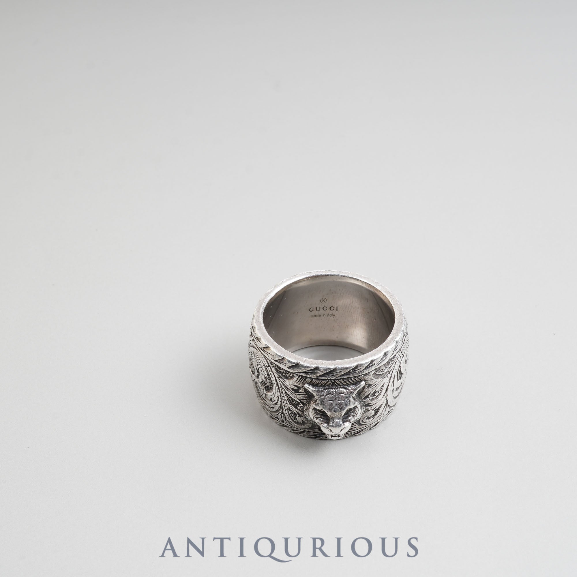 gucci ring tiger head