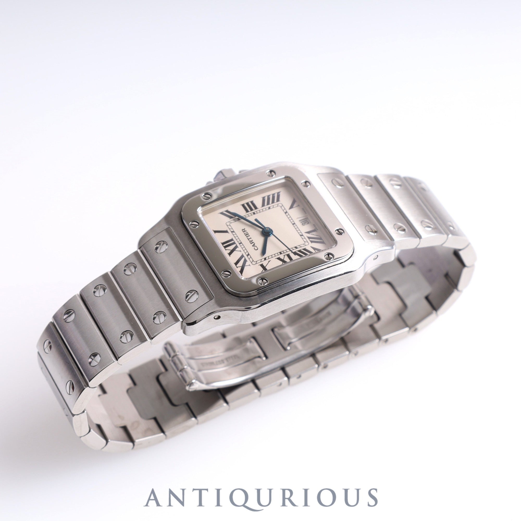 Cartier Santos Galbee LM W20060D6 Quartz SS SS Ivory Dial