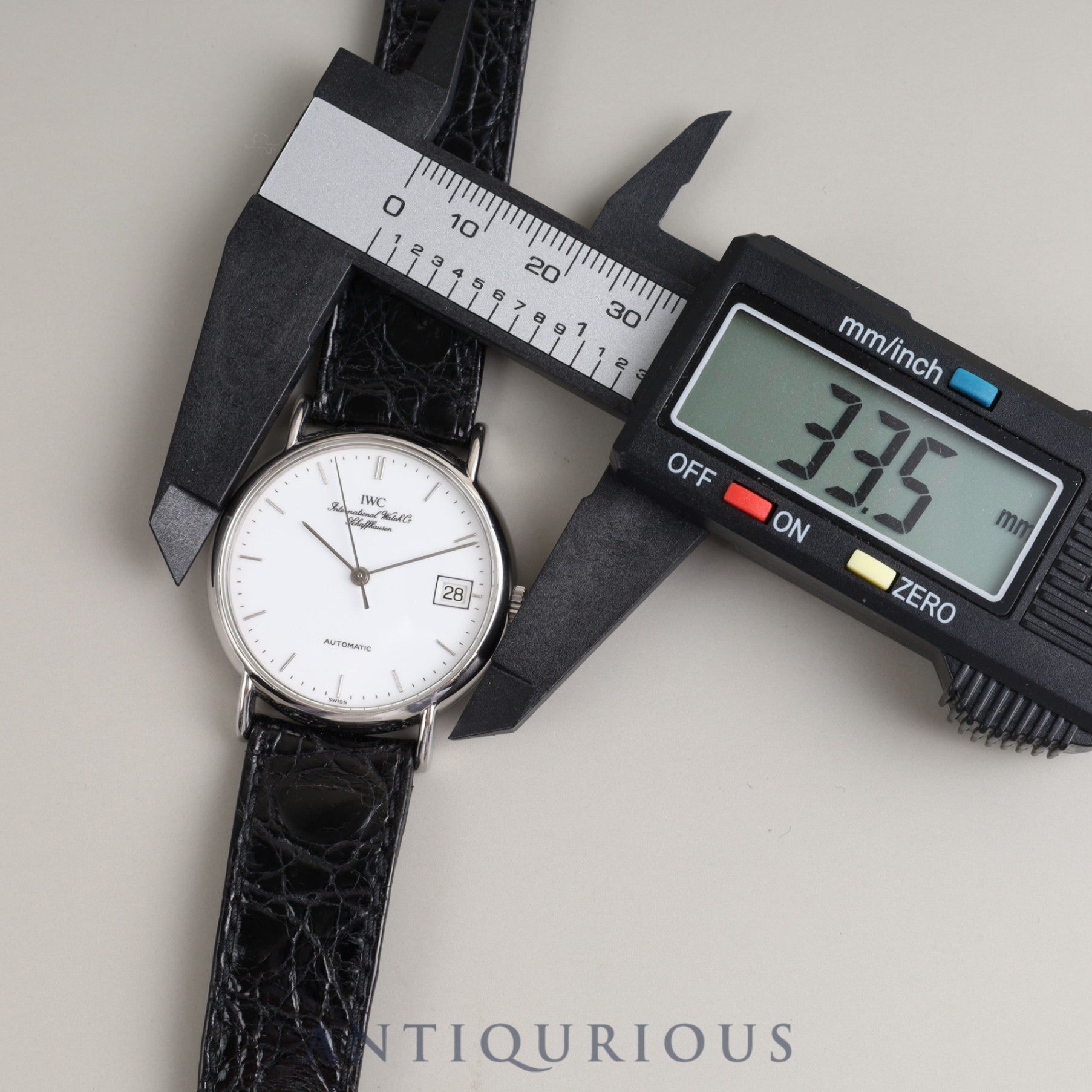 IWC Portofino IW351324 Automatic SS Genuine leather strap Genuine buckle (SS) White dial Overhauled IWC