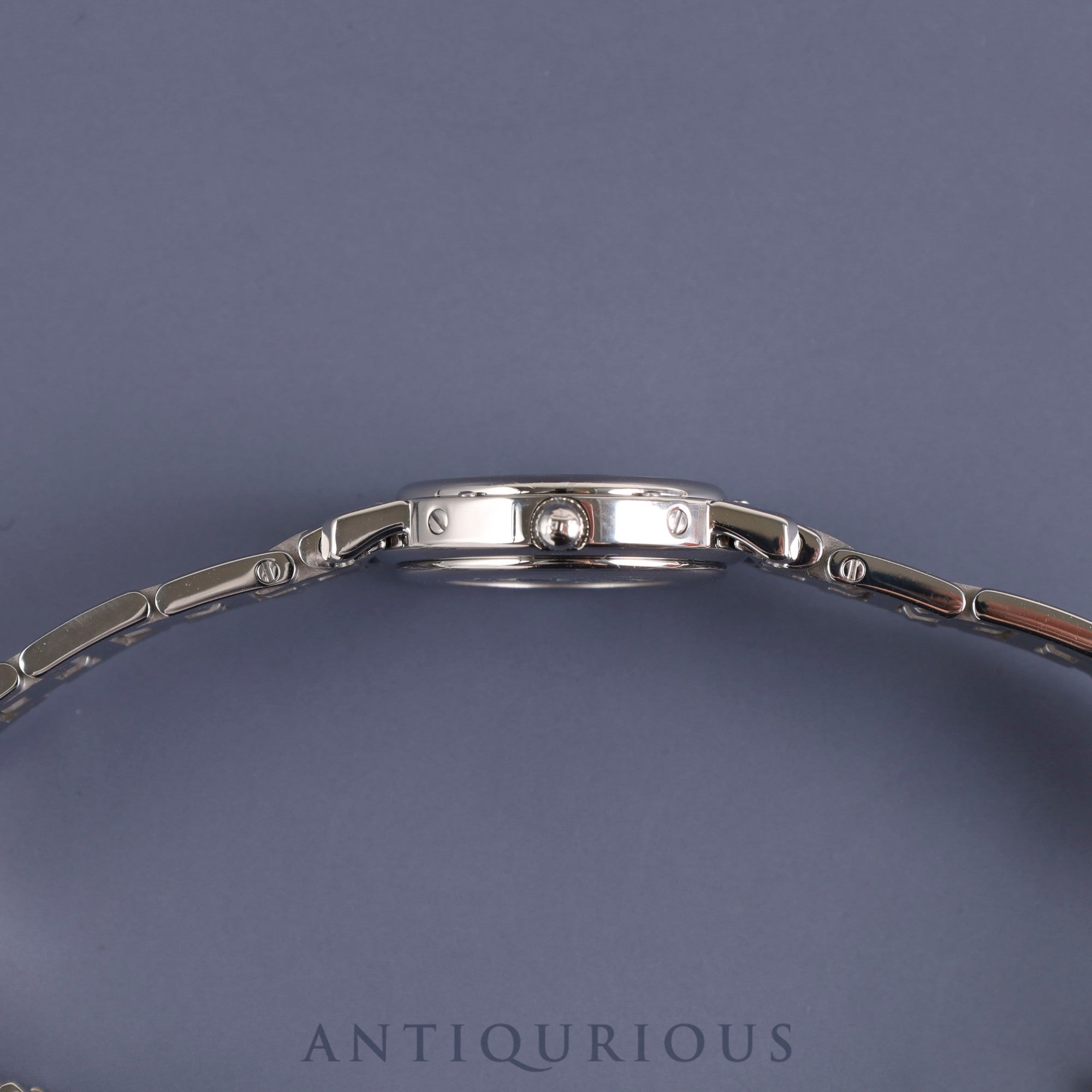 Hermes Clipper CL4.210 Quartz SS SS White Arabic Dial 24.0mm Box Warranty (2003) Overhauled