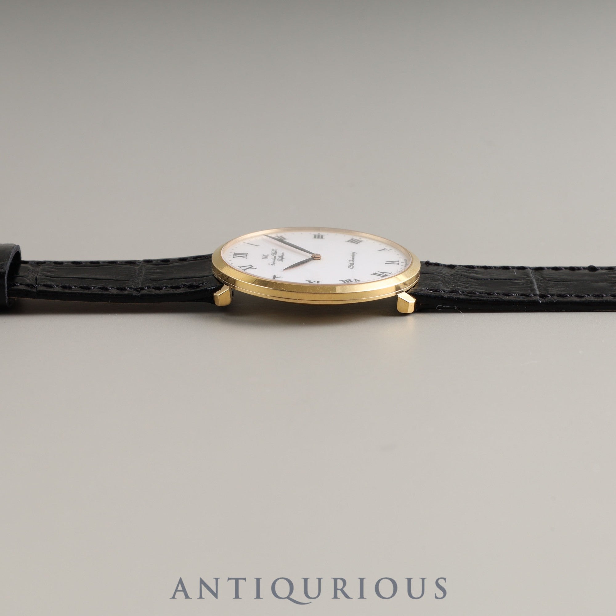 IWC Portofino 2411 125th Anniversary Model Manual Winding Cal.1852 750 Leather Genuine Buckle (750) White Dial 34.0mm Overhauled IWC
