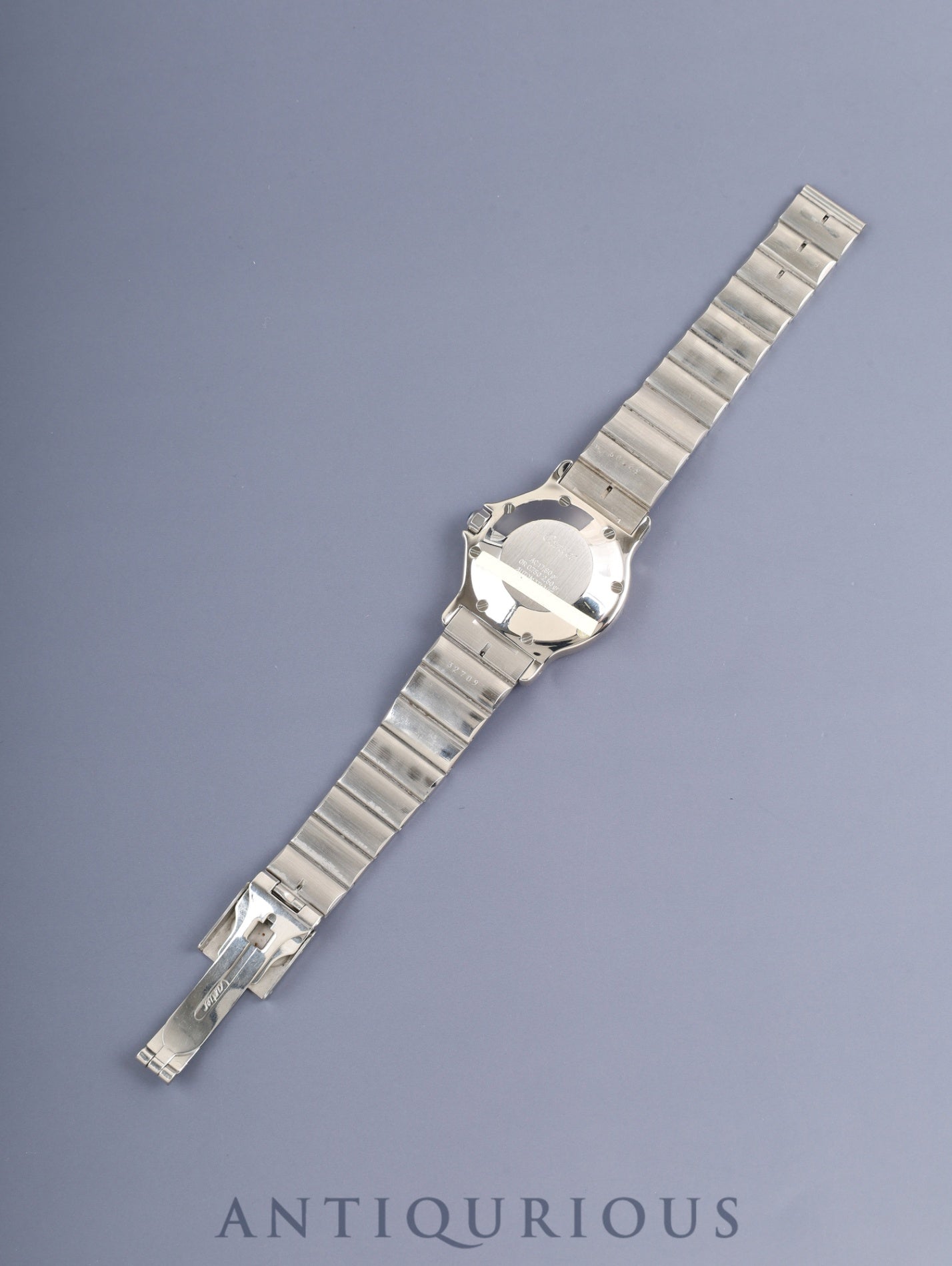 Cartier Santos Octagon LM 81037288 / 2966 Automatic SS/YG SS/YG White Roman Dial (SWISS MADE) Booklet International Lifetime Guarantee (1981) Complete Service (Full Maintenance) completed at Cartier Boutique on 2023/11/17