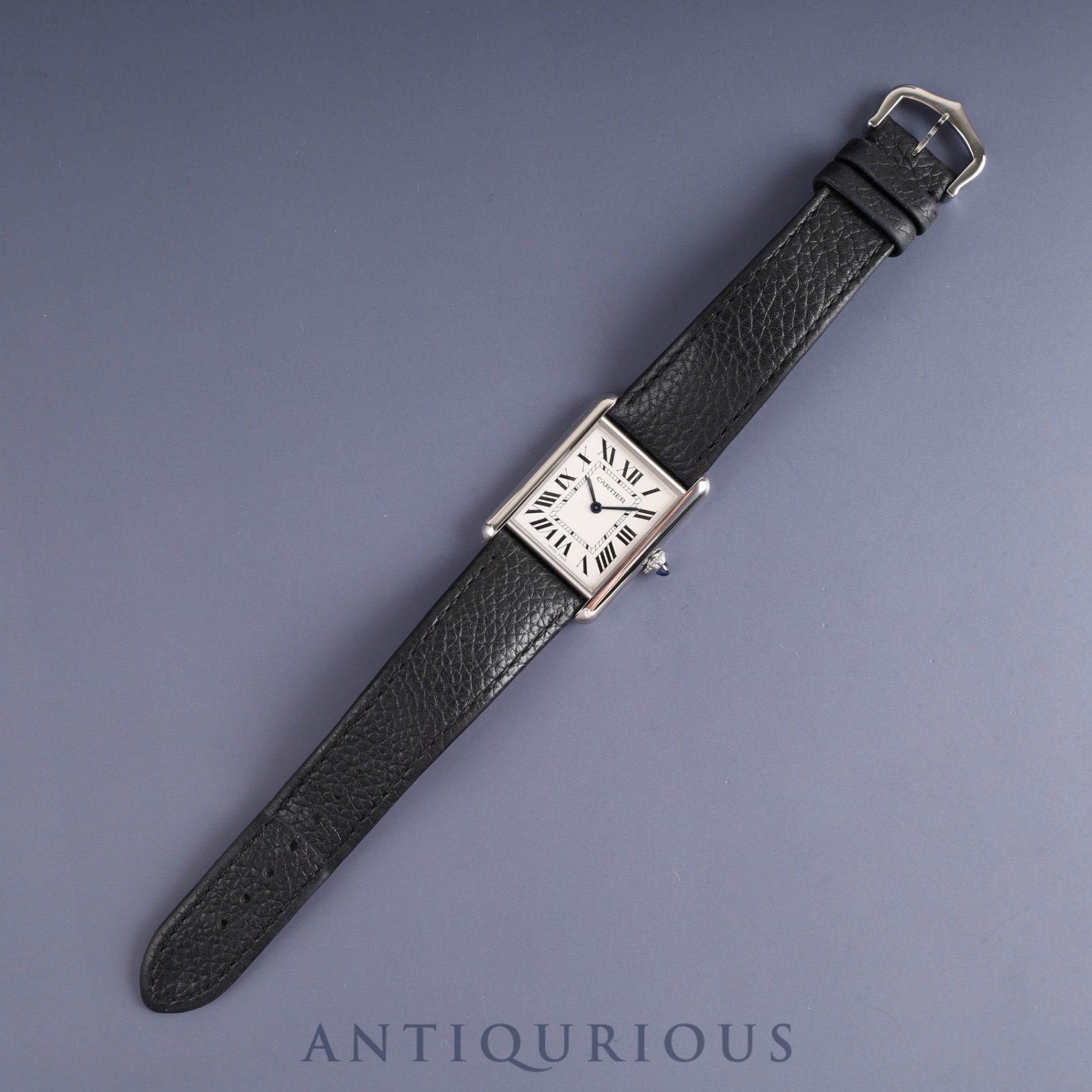 Cartier Tank Must LM WSTA0041 / 4323 Quartz Cal.157 SS Genuine leather strap Genuine buckle (SS) Silver Roman dial Box Booklet Warranty (2021) Overhauled