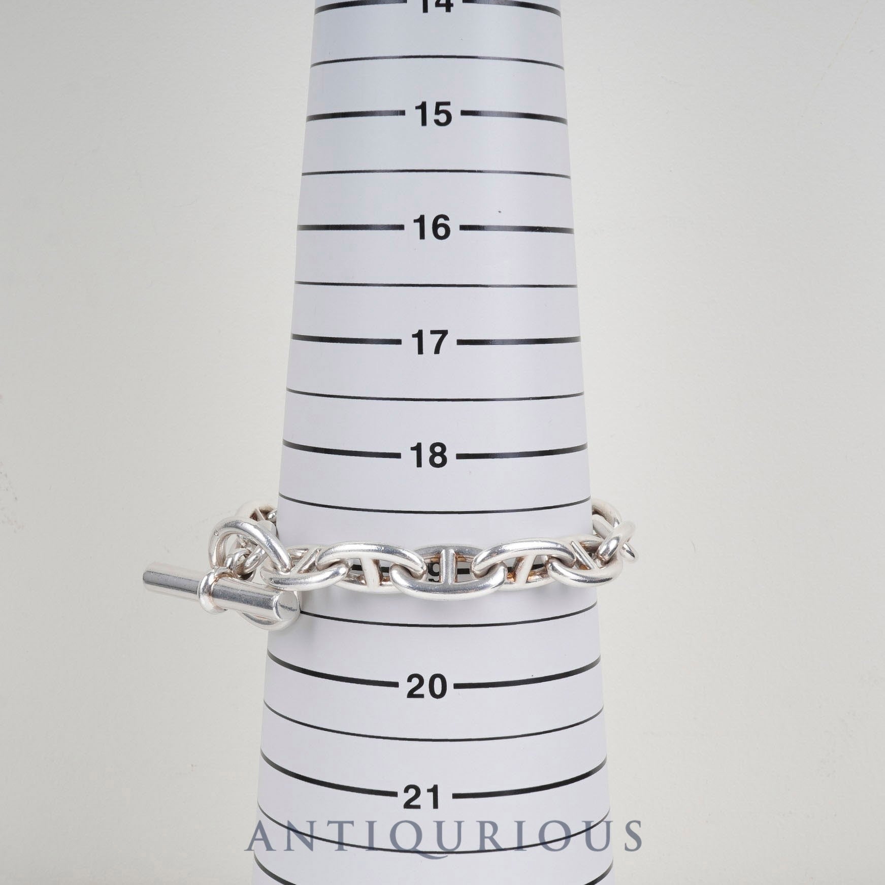 Hermes Bracelet Chaine d'Ancre GM 14 links SV925 23 years old