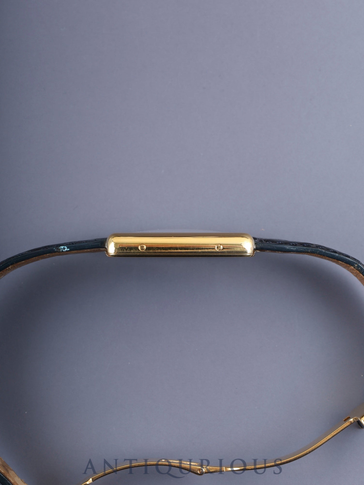 カルティエ マストタンク GM(XL)2413 クォーツ Cal.87 SV925 純正革ベルト 純正Dバックル(GP) テレフォンアラビア文字盤(SWISS MADE表記) 箱 カルティエブティックにてコンプリートサービス済み