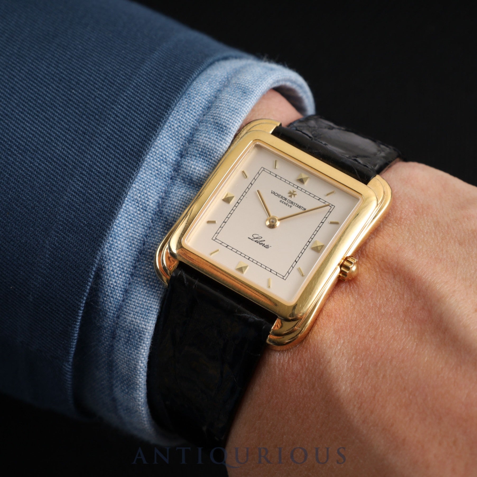 ヴァシュロン・コンスタンタン リベルテ 39044 / 1291-1991 スイス建国700年記念モデル 手巻き Cal.1015 750 革 純正尾錠(750)ホワイト文字盤 純正替えベルト オーバーホール済み