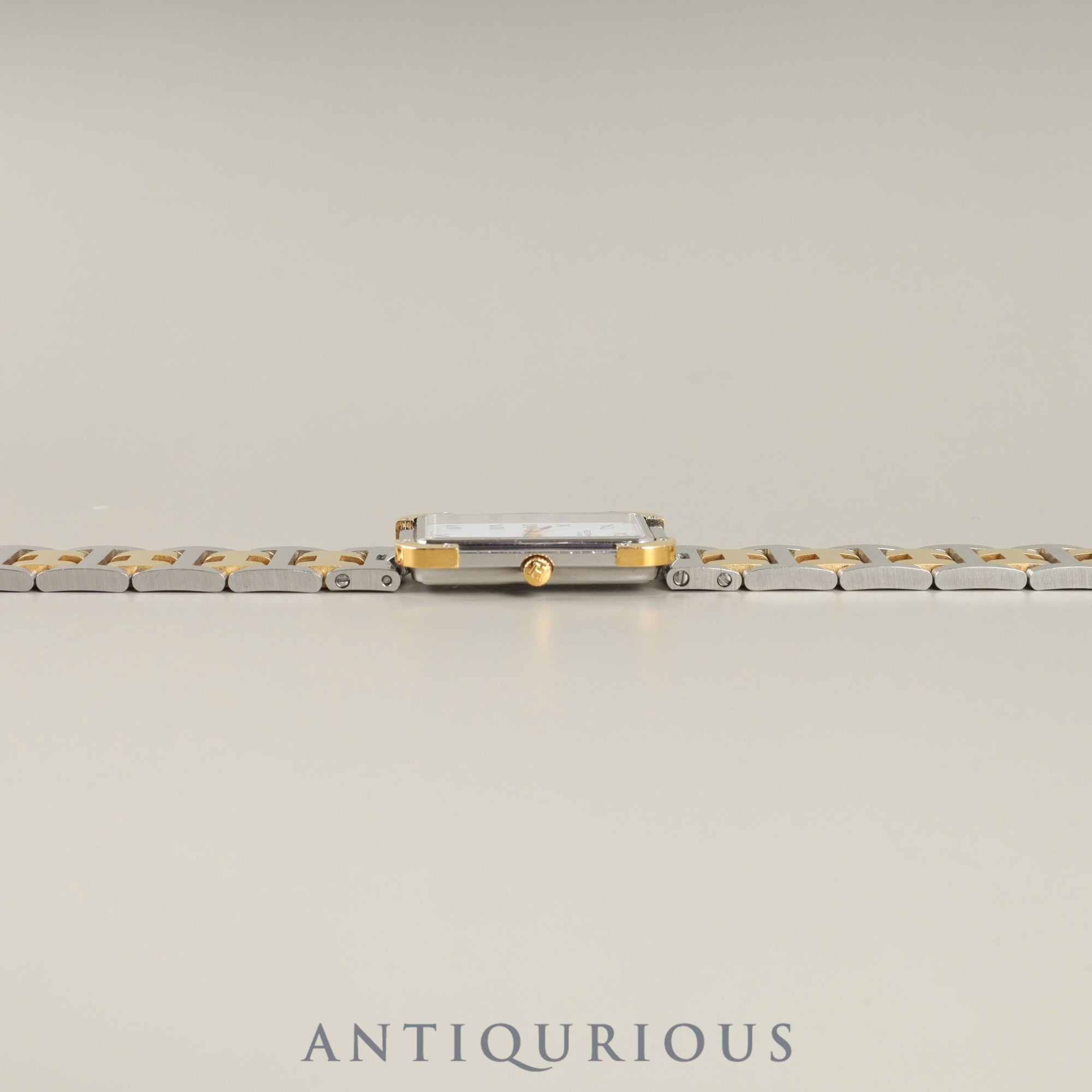 エルメス クロアジュール CR1.240 クォーツ Cal.976.001 SS/GP SS/GP ホワイト文字盤 オーバーホール済み