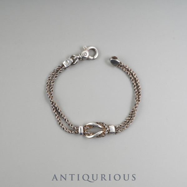 ティファニー ブレスレット センターノットダブルロープ SV925