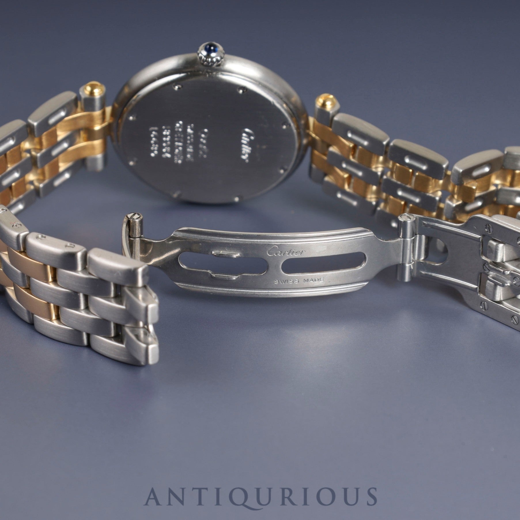 Cartier Panthere Vendome LM 83084242 / 183964 Quartz SS / YG White Roman dial Booklet Complete service (full maintenance) completed at Cartier boutique