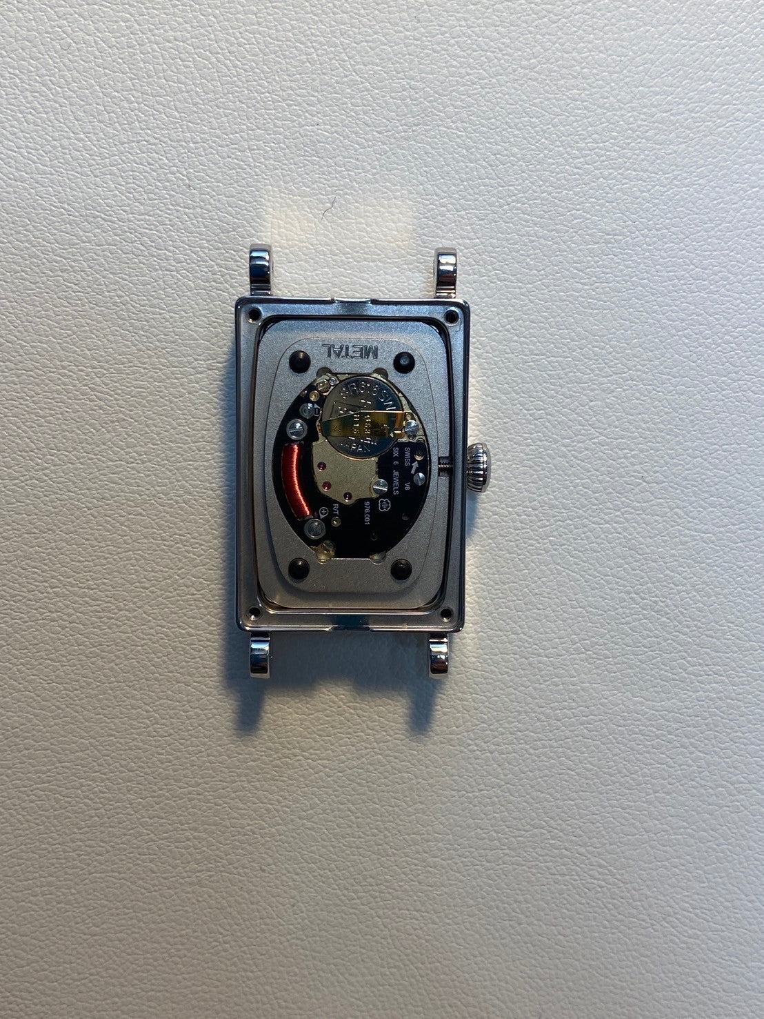 ティファニー ギャラリー Z3000.10.10A21A68A クォーツ Cal.976.001 SS 革 純正バックル(SS)シルバー文字盤 箱 保証書(2013年)オーバーホール済み