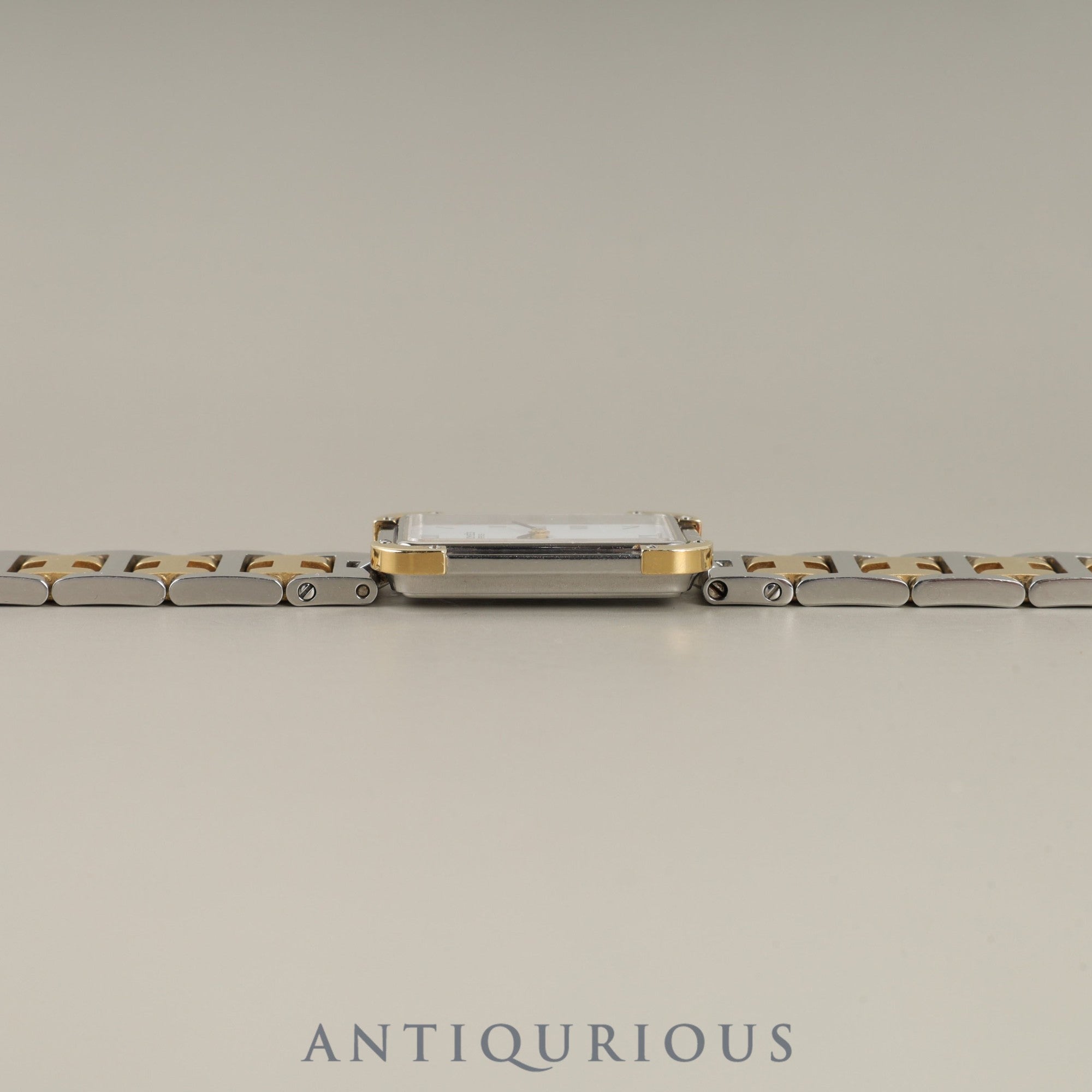 Hermès Cloajour CR1.240 Quartz Cal.976.001 SS/GP SS/GP White Dial Box Booklet Warranty (1996) Overhauled