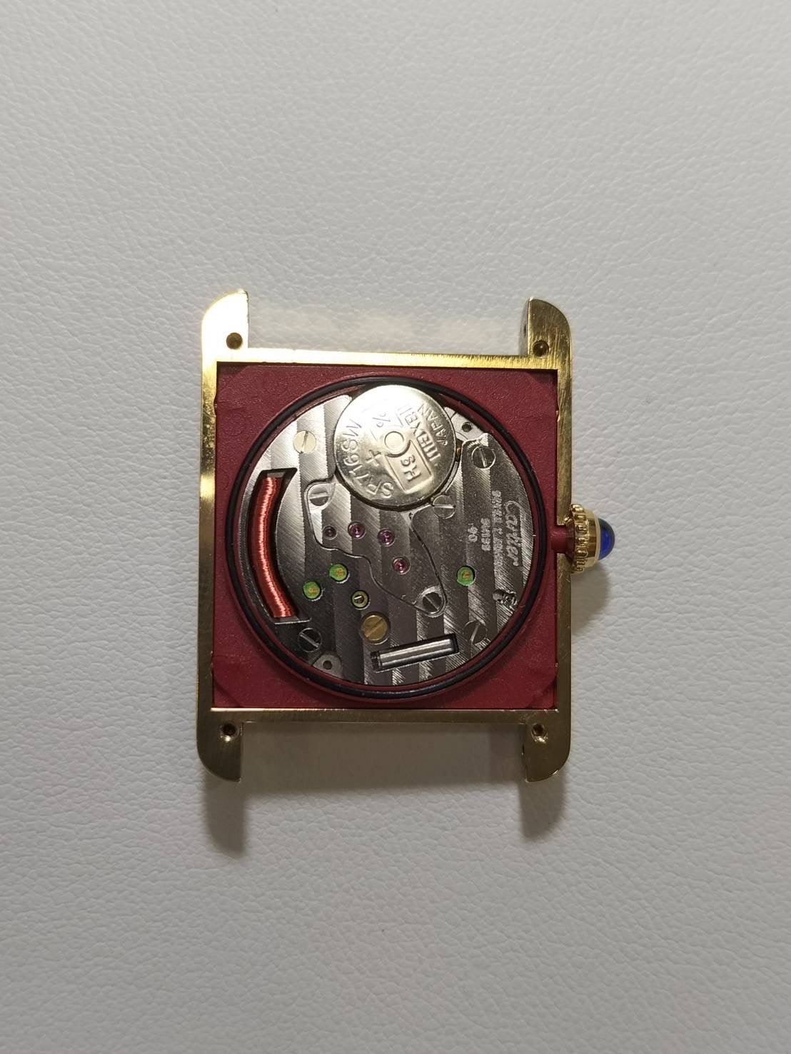 カルティエ マストタンク LM W1006254/5057001 クォーツ Cal.90 SV925 純正革ベルト 純正Dバックル(GP)サイドトリニティ文字盤(SWISS表記)オーバーホール済み