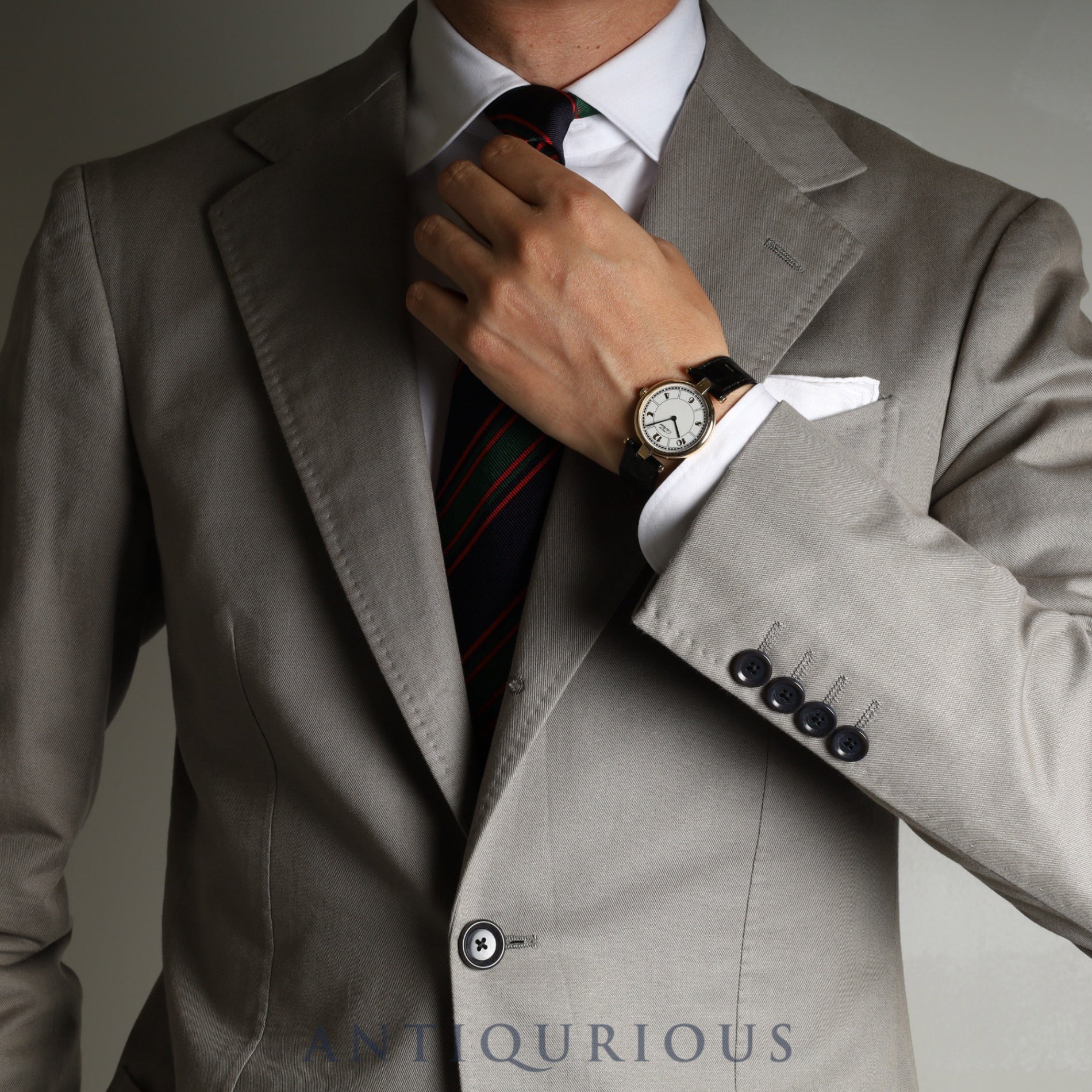 Cartier Must Vendome VLC LM W1009754 / 1861 Quartz Cal.690 SV925 Leather Genuine Buckle (GP) Gold Jump Arabic CC Dial Overhauled