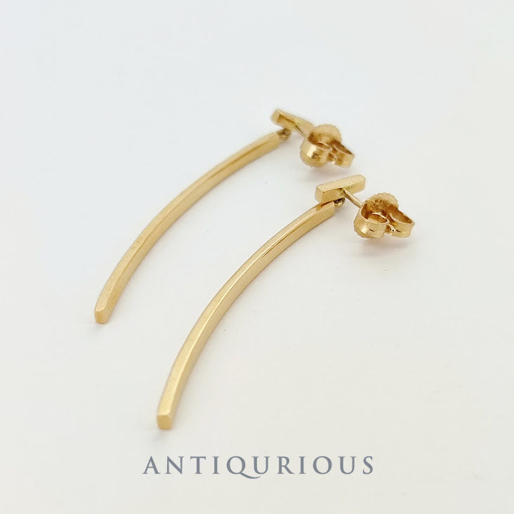 ティファニー ピアス Tワイヤー バー