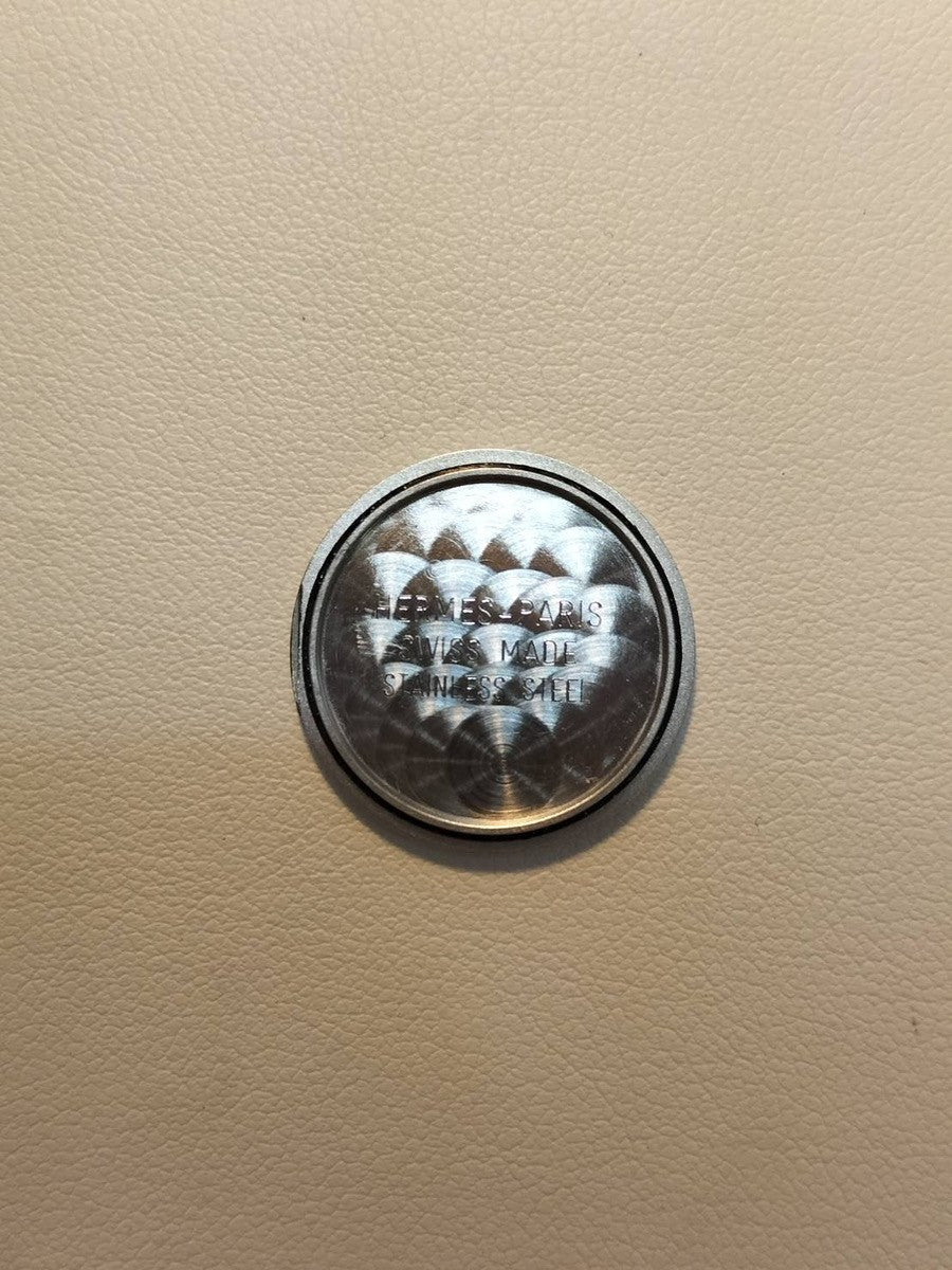 エルメス クリッパー CL4.220 クォーツ SS/GP SS/GP アイボリー文字盤 30mm 箱 冊子 保証書 ※オーバーホール済み