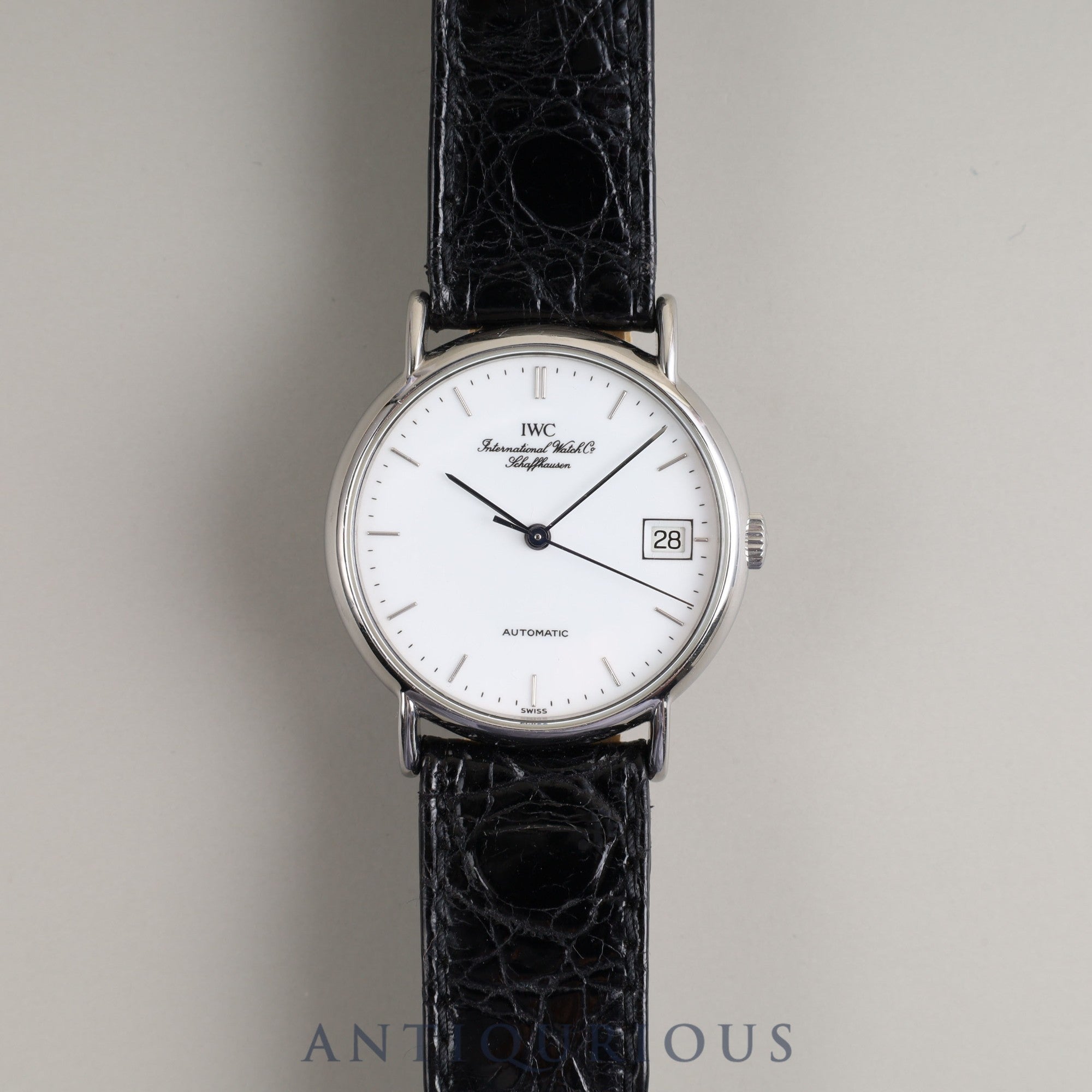 IWC Portofino IW351324 Automatic SS Genuine leather strap Genuine buckle (SS) White dial Overhauled IWC