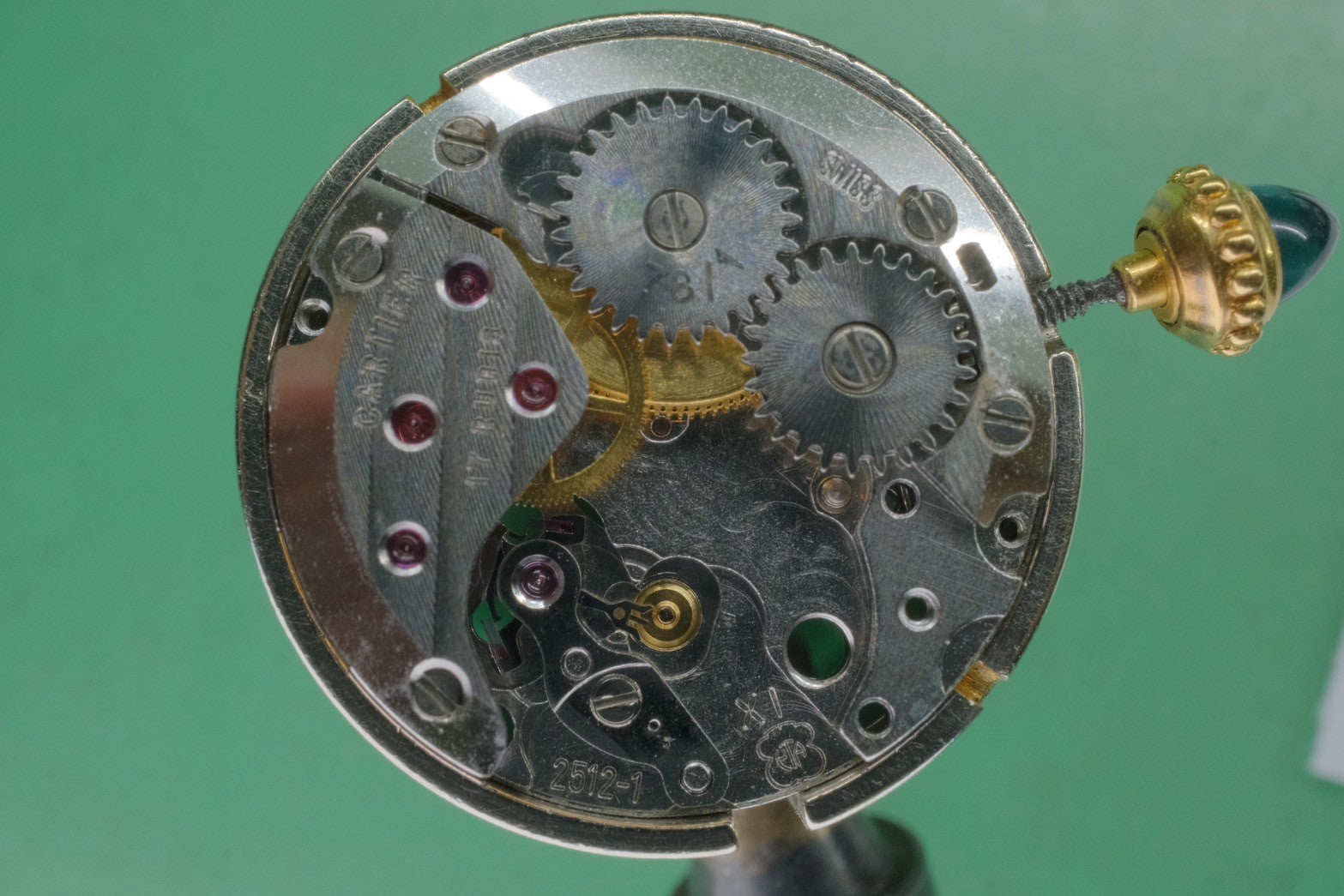 カルティエ タンクルイカルティエ LM 81720552 / 78086 手巻き Cal.2512-1 750 革 純正尾錠(GP) ホワイトローマンPARIS文字盤 オーバーホール済み