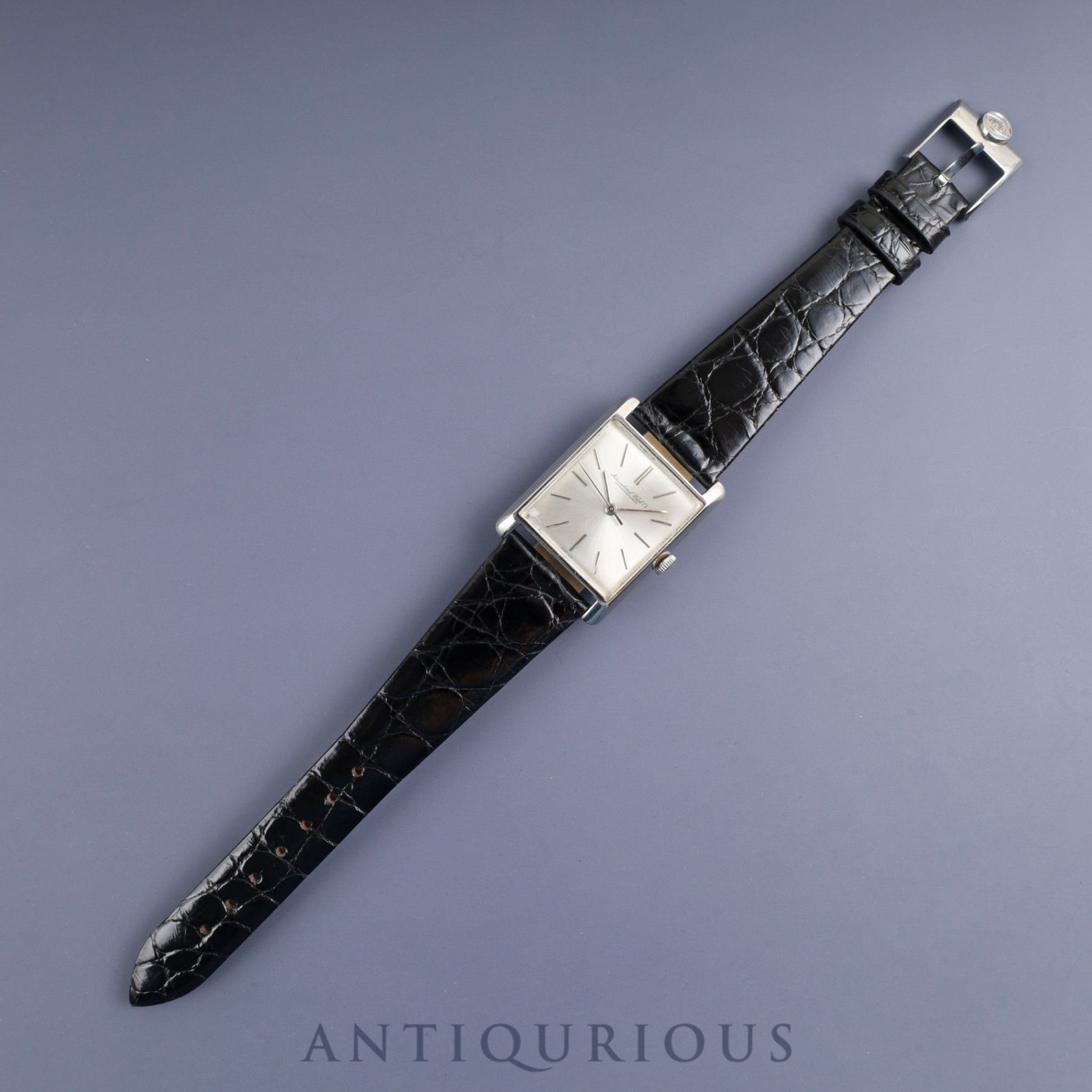 IWC オールドインター 手巻き Cal.C.401 Pm900 革 純正尾錠(SS) シルバー文字盤 オーバーホール済み アイダブリュシー