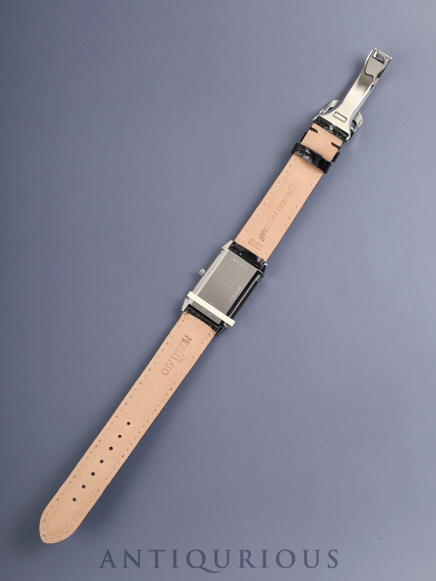 ジャガー・ルクルト レベルソ クラシック 250.8.86 / 250.840.862 手巻き Cal.864/1 SS 革 純正Dバックル(SS)シルバーアラビア文字盤 オーバーホール済み