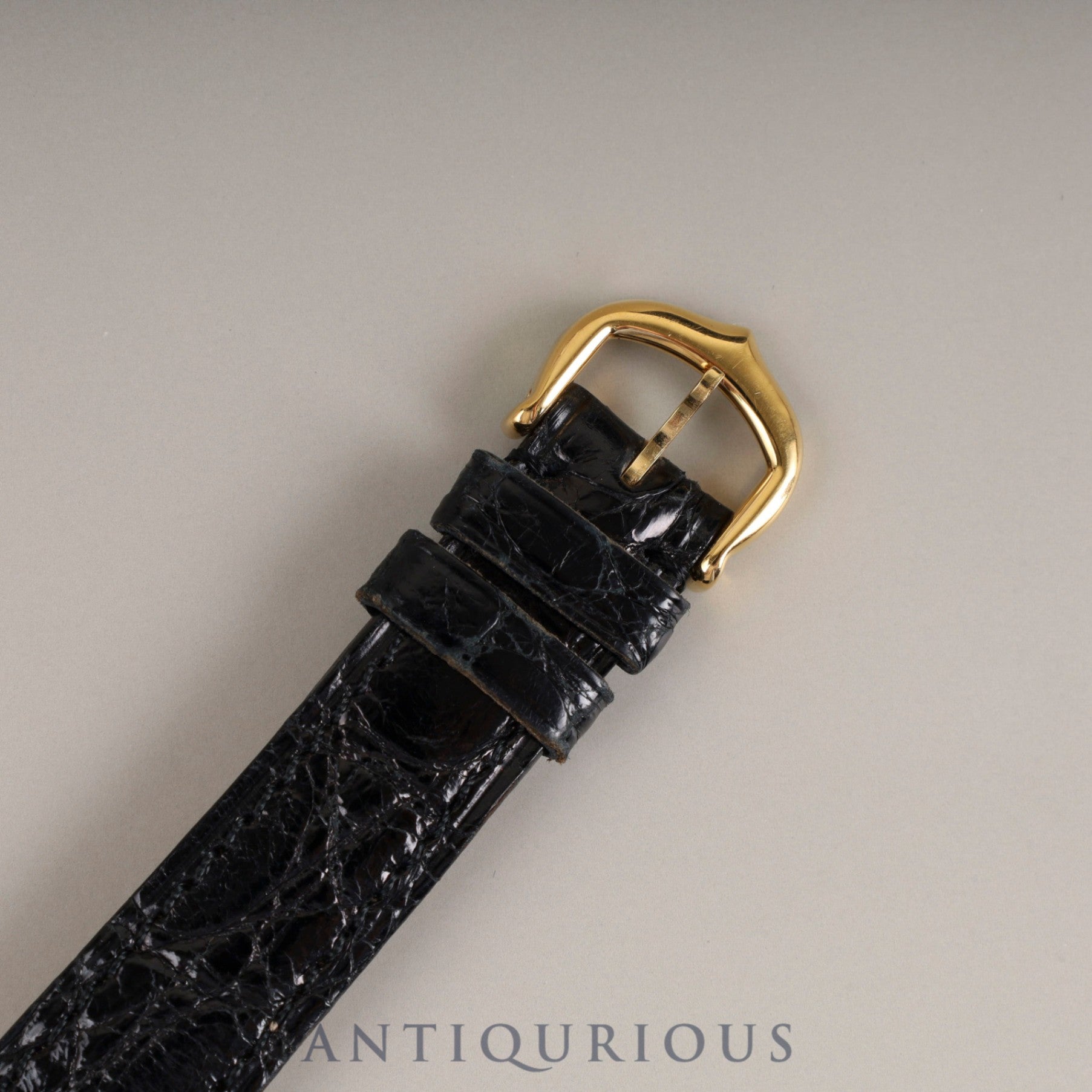 Cartier Vendome VLC SM Trinity 81004 Quartz Cal.81 750 Genuine leather strap Genuine buckle (GP) White Roman dial Overhauled