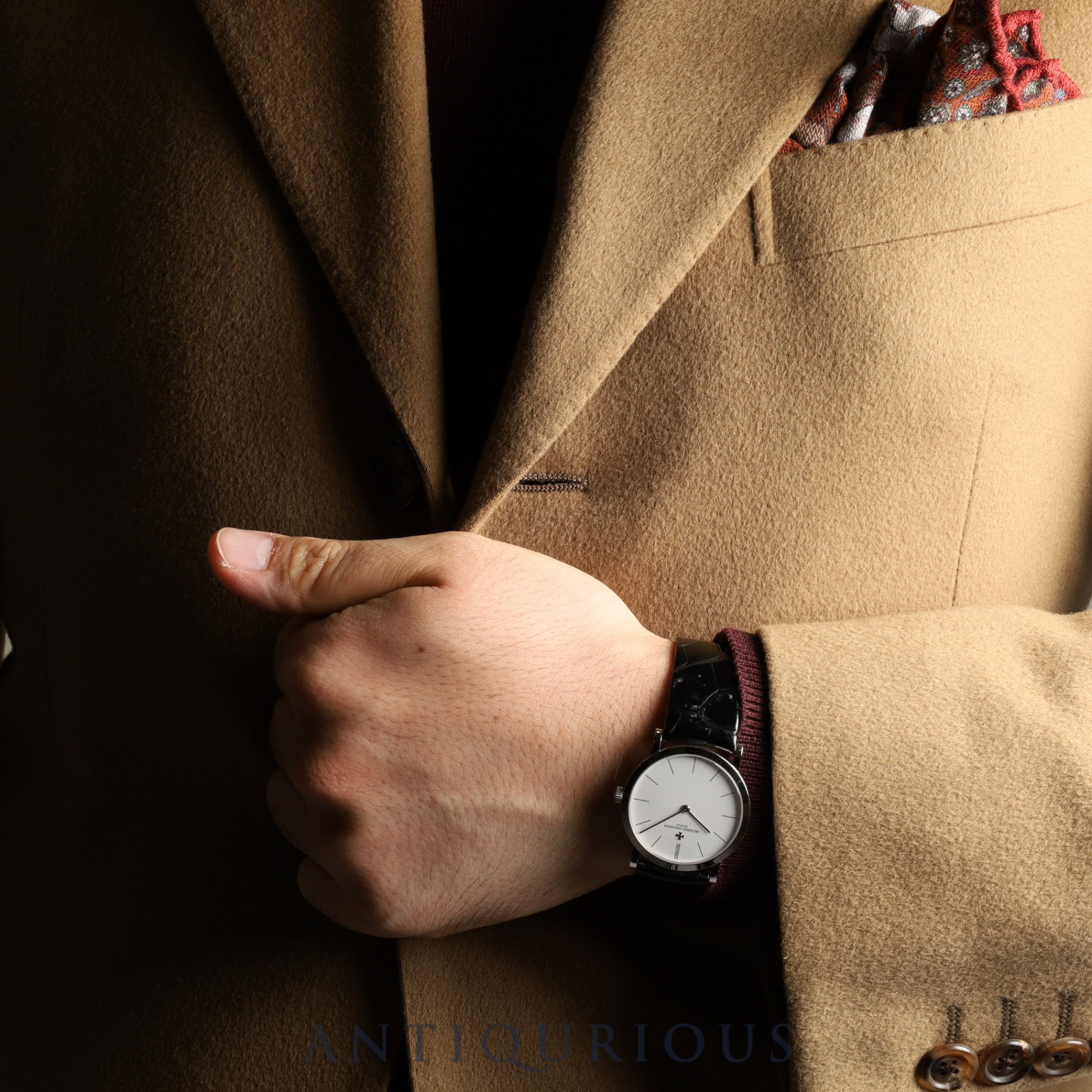 ヴァシュロン・コンスタンタン パトリモニー 33093/3 手巻き Cal.1003/2 750 純正革ベルト 純正尾錠(750) ホワイト文字盤 オーバーホール済み