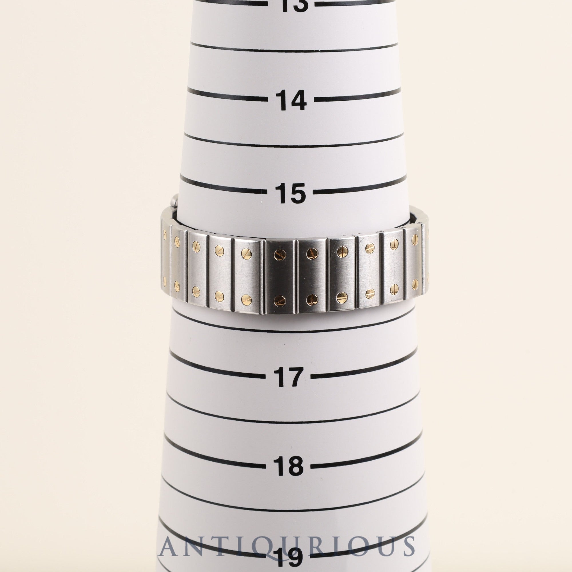 Cartier Santos Galbee LM W20011C4 / 1566 Quartz Cal.687 SS/YG SS/YG Ivory Dial Box Overhauled