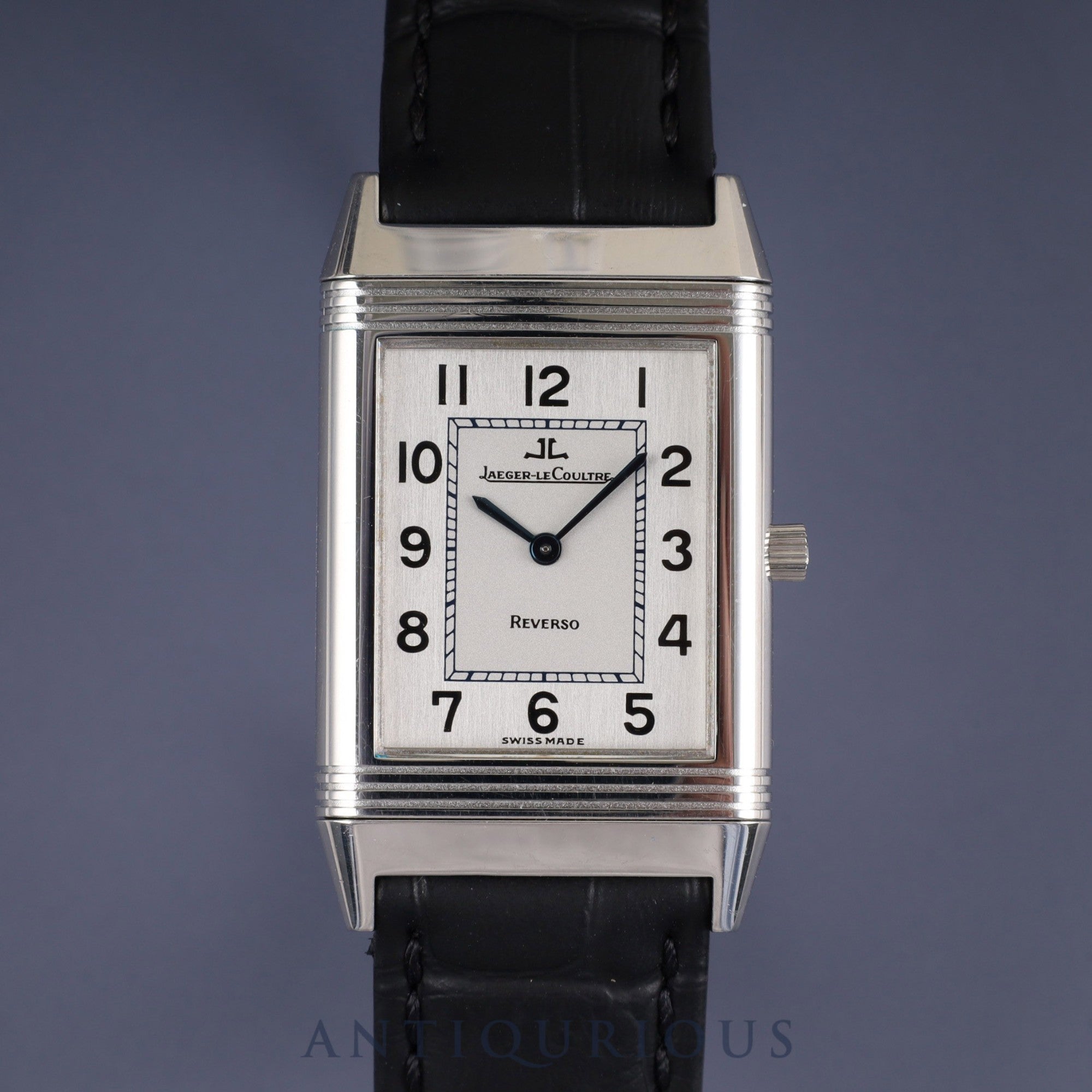 ジャガー・ルクルト レベルソ クラシック 250.8.86 手巻き Cal.846/1 SS 革 純正尾錠(SS) シルバーアラビア文字盤 オーバーホール済み