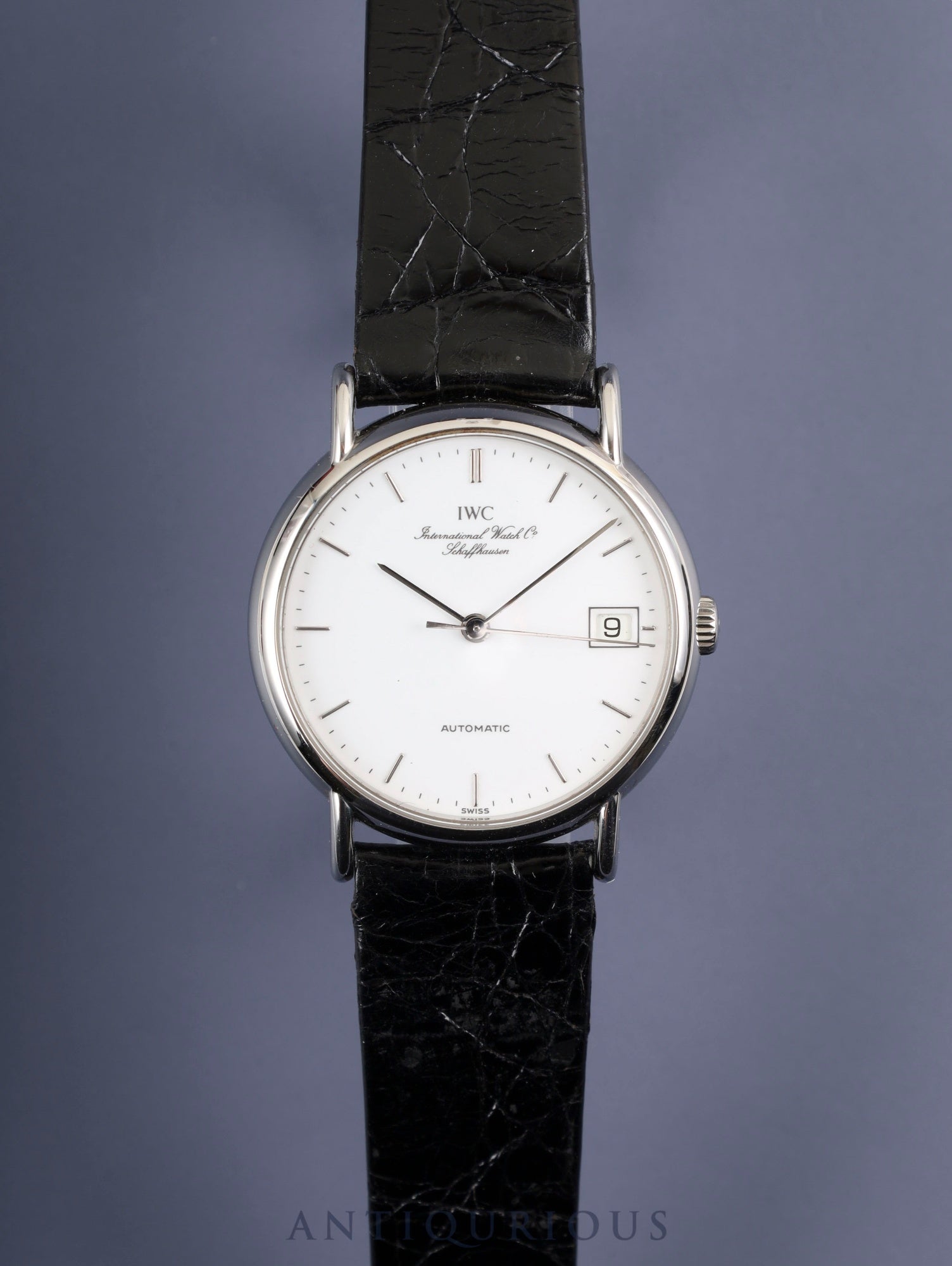 IWC ポートフィノ 3513 自動巻き Cal.37521 SS 純正革ベルト 純正尾錠(SS)ホワイト文字盤 冊子 保証書(1990年) オーバーホール済み アイダブリュシー