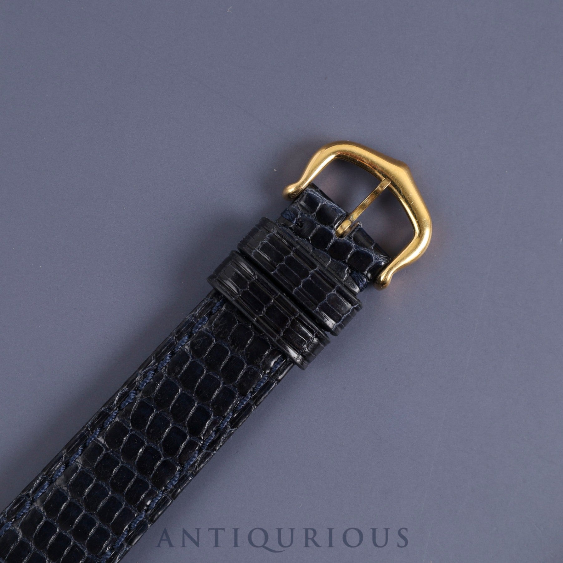 Cartier Must Tank SM 5057001 Quartz Cal.057 SV925 Leather Genuine Buckle (GP) Straight Roman Dial Overhauled