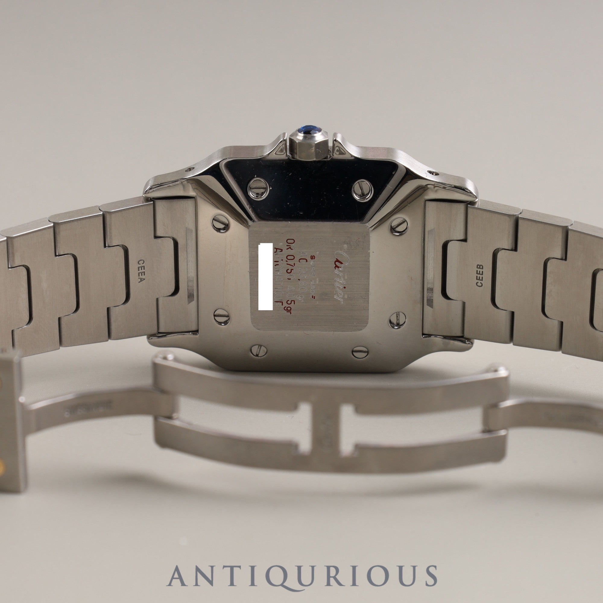 Cartier Santos Galbee LM AC 23.80 gr Automatic SS/YG SS/YG White Dial Cartier Boutique Complete Service