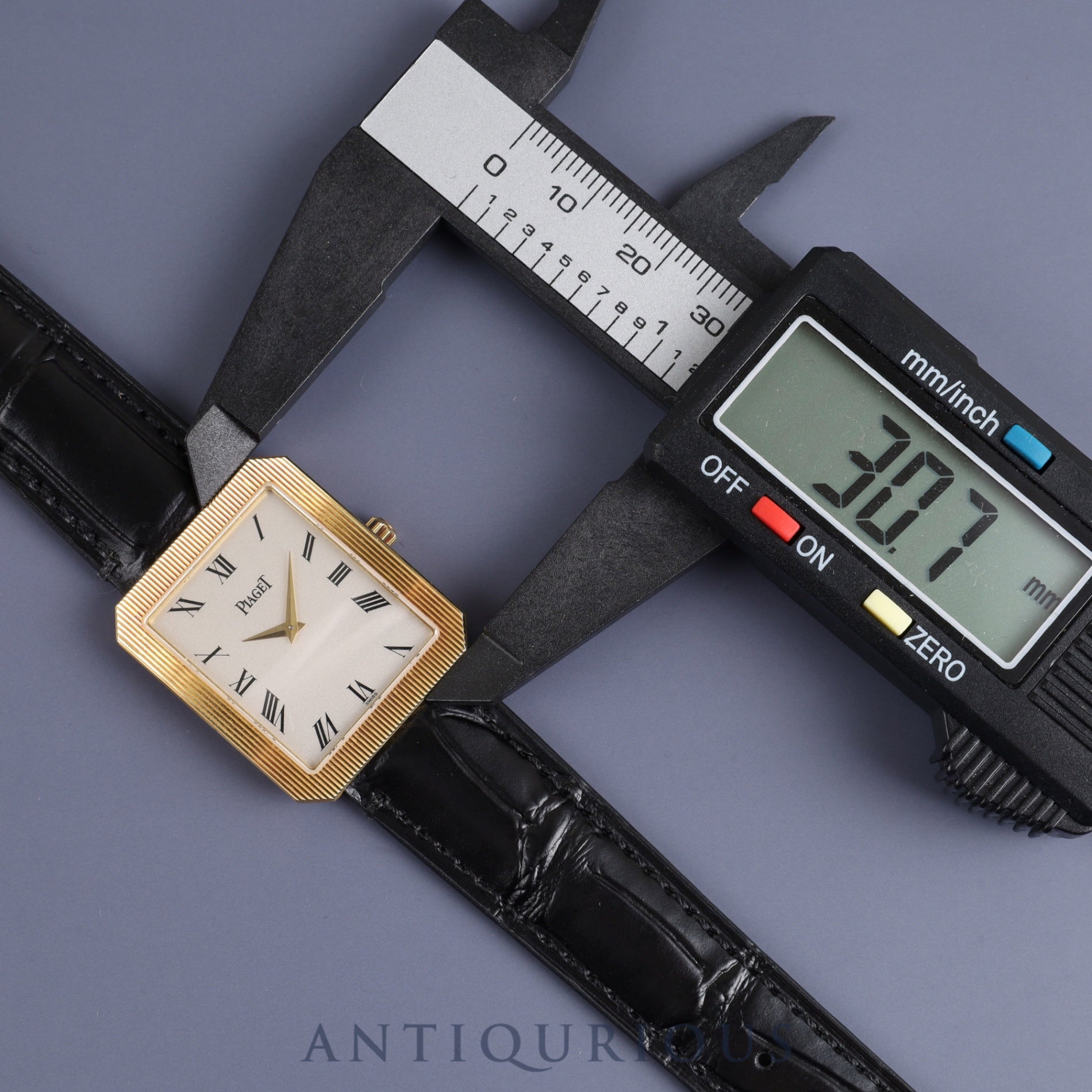 Piaget Protocol 90154 Manual winding Cal.9P2 YG Leather Genuine buckle (YG) Silver dial Warranty card (personal name included, 1994) Genuine replacement belt Overhauled