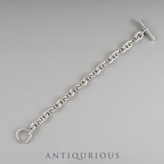 Hermes Chaine d'Ancre Bracelet MM SV925 17 Links 15 Years Scale