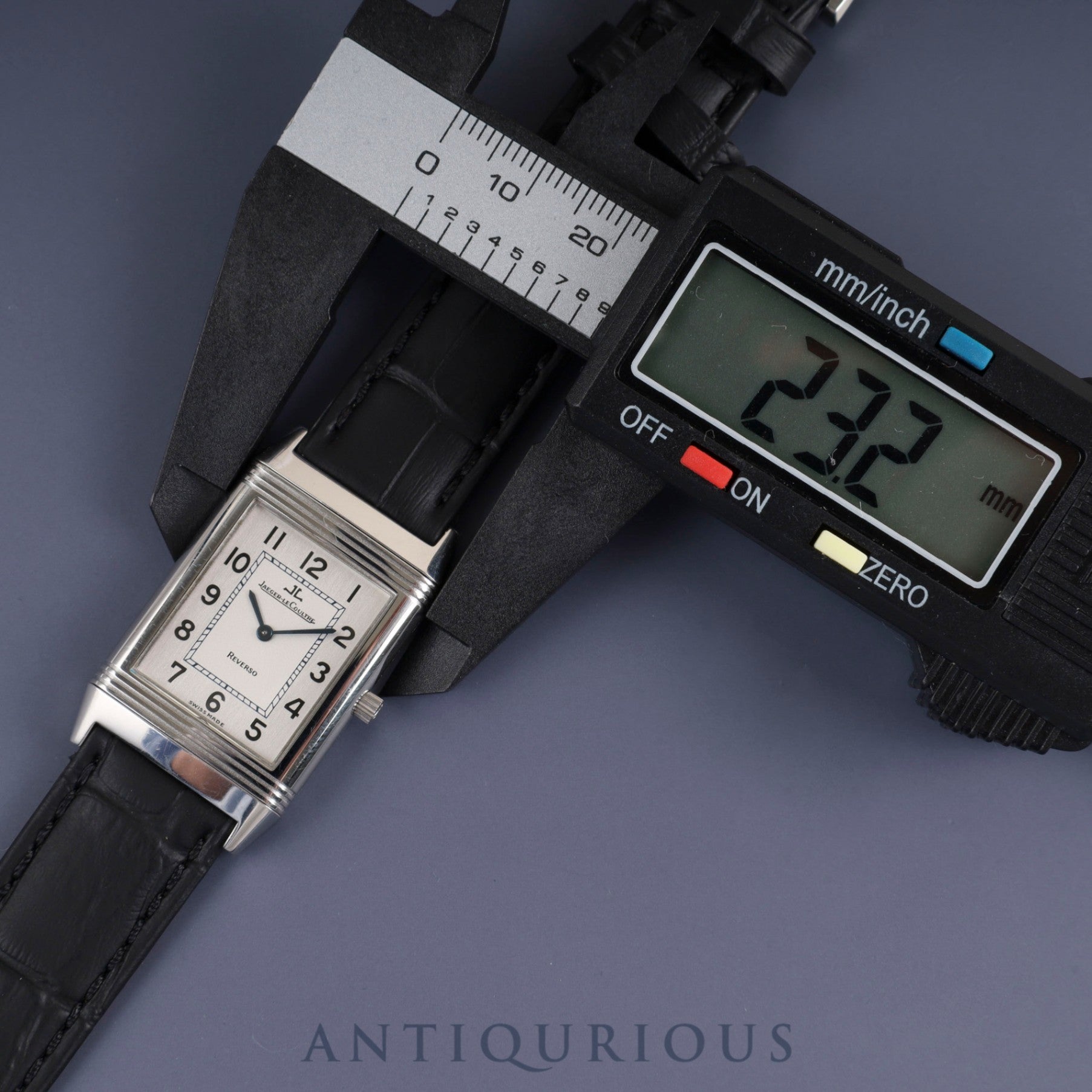 ジャガー・ルクルト レベルソ クラシック 250.8.86 手巻き Cal.846/1 SS 革 純正尾錠(SS) シルバーアラビア文字盤 オーバーホール済み