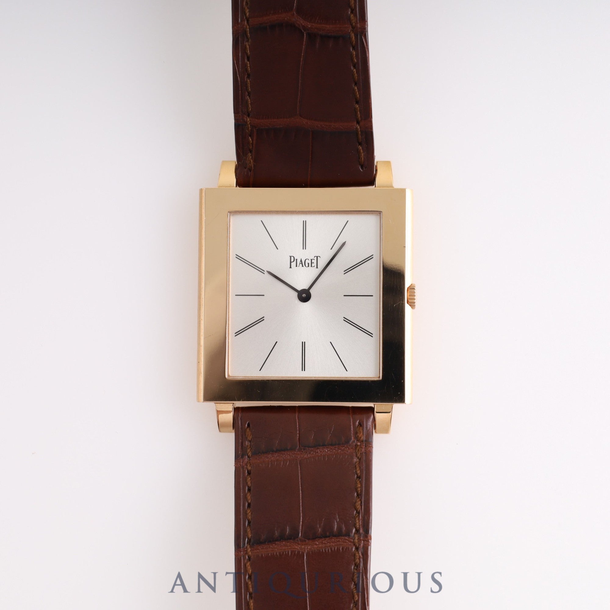 ピアジェ アルティプラノ P10465 手巻き Cal.430P PG 純正革ベルト 純正尾錠(750)シルバー文字盤