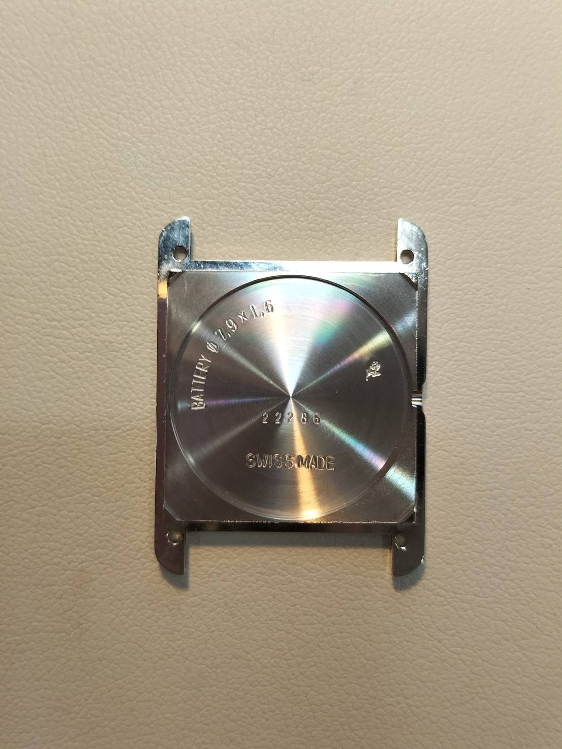 Cartier Must Tank LM 1616 Quartz Caliber 90 SV925 Leather Strap with Genuine Stainless Steel Buckle, White Roman Dial, Commemorative Engraving, Limited Edition of 100, Overhauled