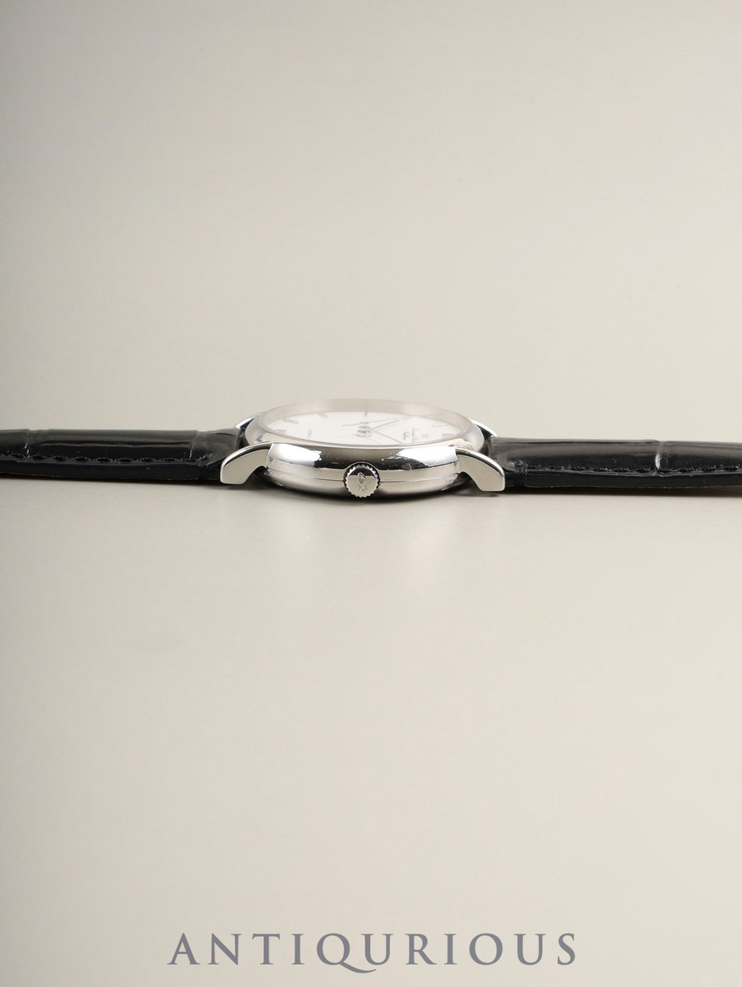 IWC ポートフィノ IW351320 自動巻き SS 革 純正ピンバックル(SS)ホワイト文字盤(風防スレ傷) 保証書(2003年)オーバーホール済み アイダブリュシー