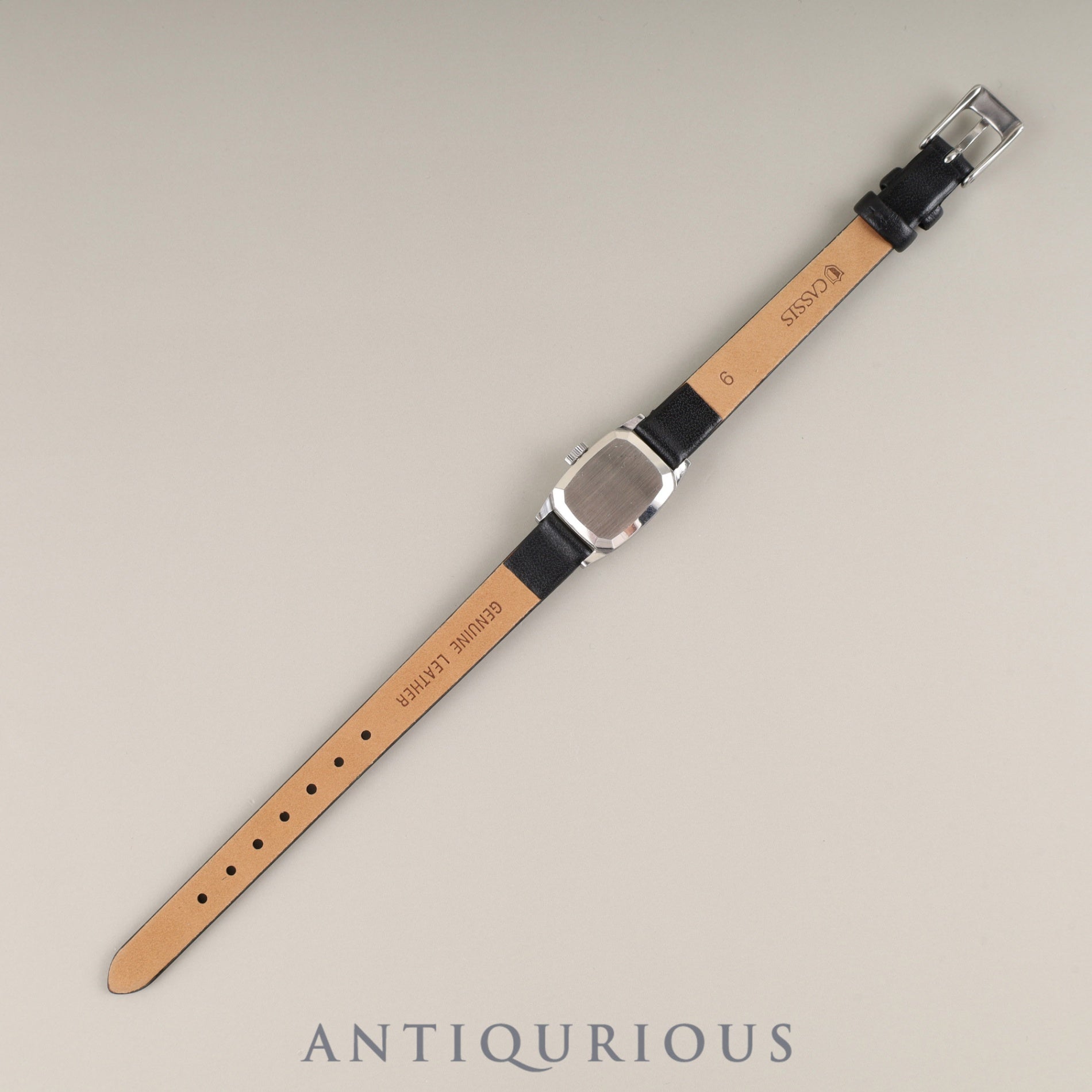 オメガ デ・ヴィル 手巻き SS 革 社外尾錠(SS)シルバー文字盤 オーバーホール済み