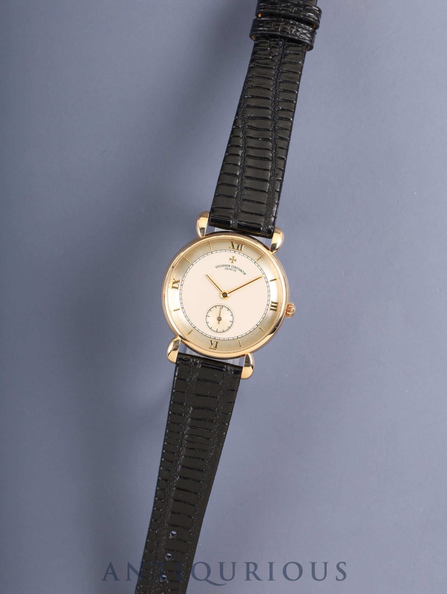 ヴァシュロン・コンスタンタン ヒストリカル ルネサンス 92084/1 手巻き Cal.1014/1 750YG 革 純正ピンバックル(750YG)ゴールド文字盤 箱 ケース オーバーホール済み