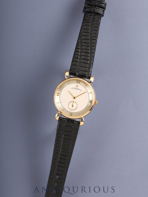 ヴァシュロン・コンスタンタン ヒストリカル ルネサンス 92084/1 手巻き Cal.1014/1 750YG 革 純正ピンバックル(750YG)ゴールド文字盤 箱 ケース オーバーホール済み