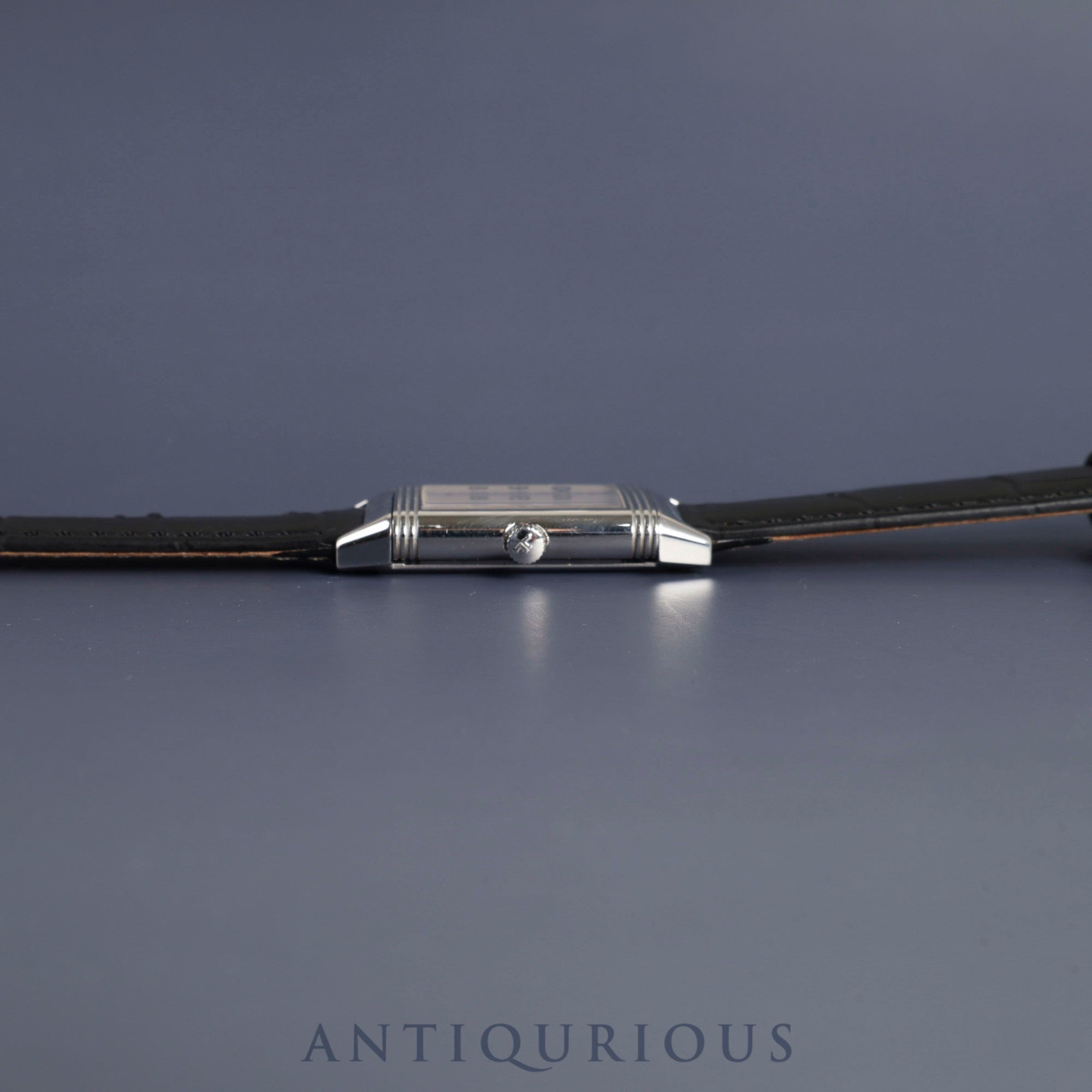 ジャガー・ルクルト レベルソ クラシック Q2508412 / 252.8.86 SS 手巻き Cal.846/1 SS 革 純正バックル(SS) シルバーアラビア文字盤(裏彫りあり)冊子 保証書(2011年) オーバーホール済み