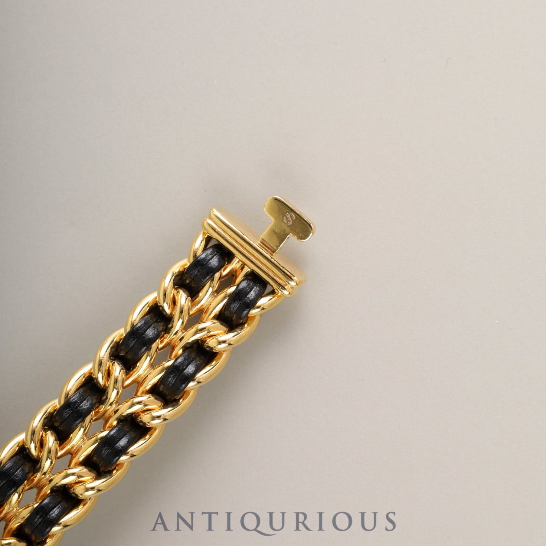 Chanel Premiere S H0001 Quartz Cal.976.001 GP GP/Leather Black Dial Overhauled