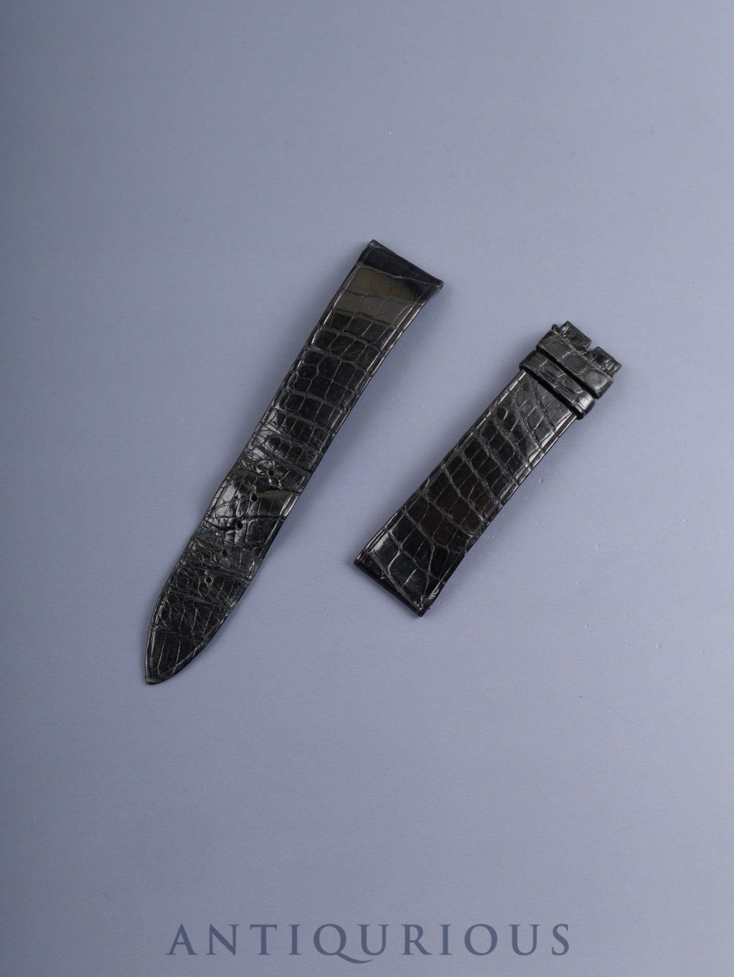 Piaget Rectangular 9294 Manual Winding Cal.9P 750WG Leather Original Pin Buckle (Pm850) Silver Dial Overhauled